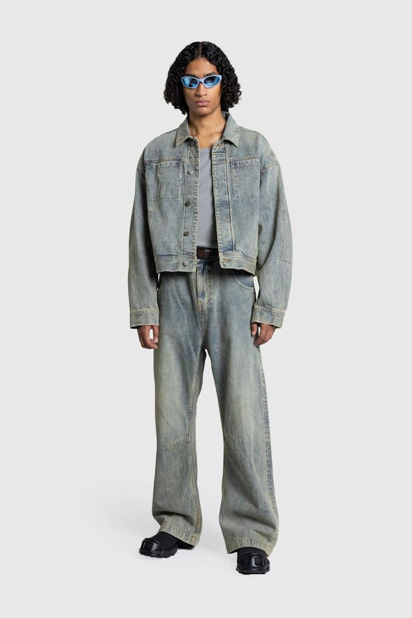 ENTIRE STUDIOS – GEM DENIM JACKET SURFACE WAVE 2