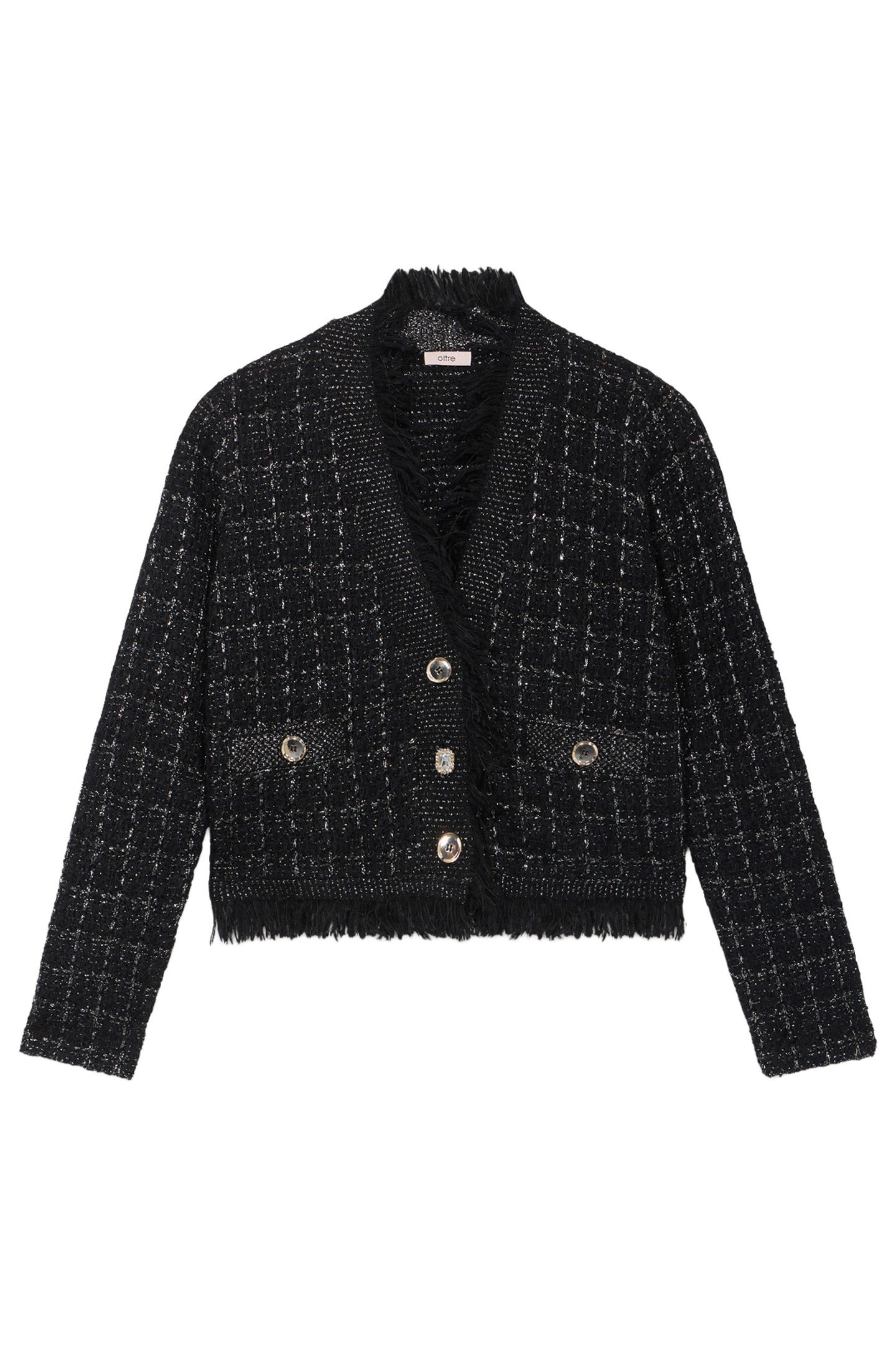 KNIT JACKET BLACK 3