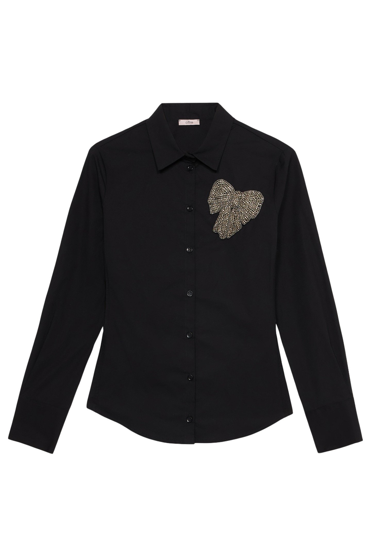 SHIRT WITH JEWEL EMBROIDERY BLACK 3