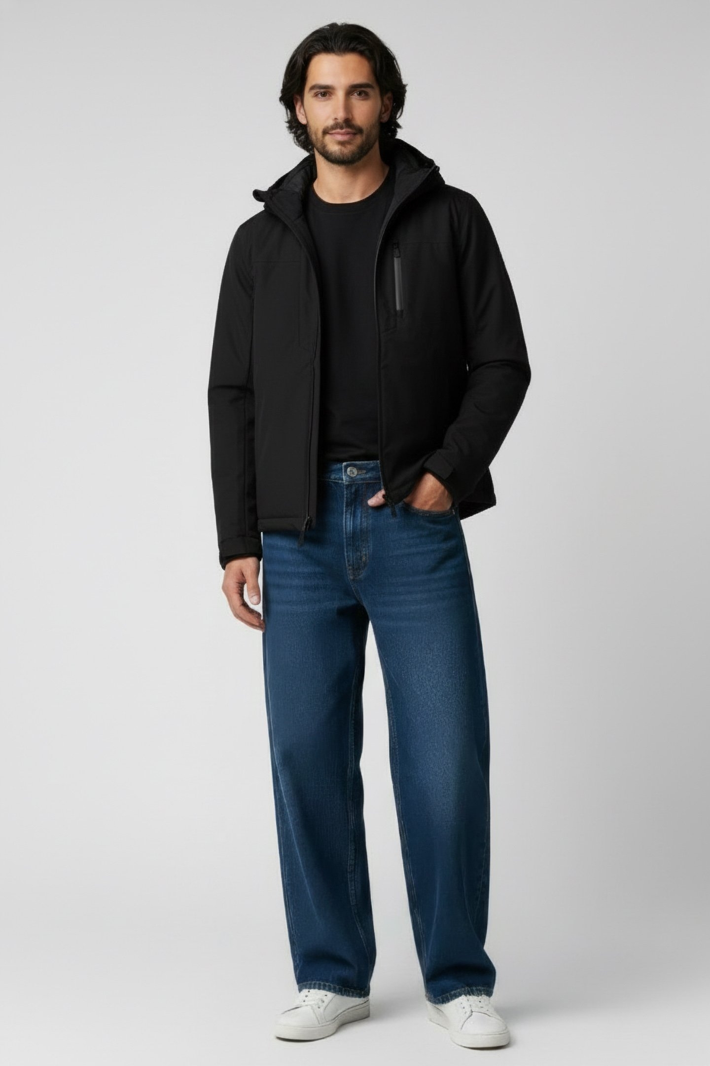 SARALF JACKET BLACK 2