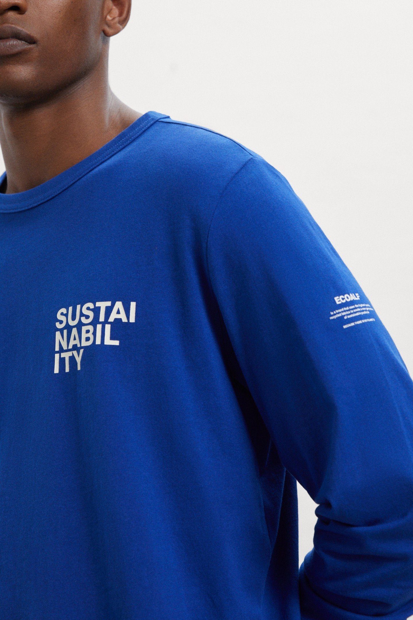 SUSTANALF LONG SLEEVE T-SHIRT SAPPHIRE BLUE 4