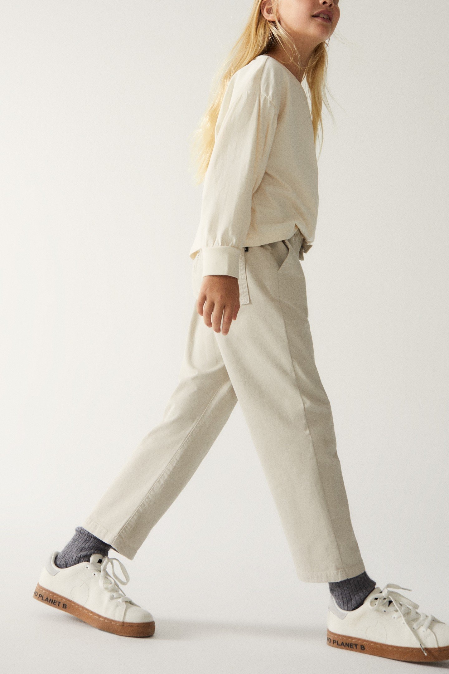 GIRLS PURPUREAALF PANT TAUPE 3