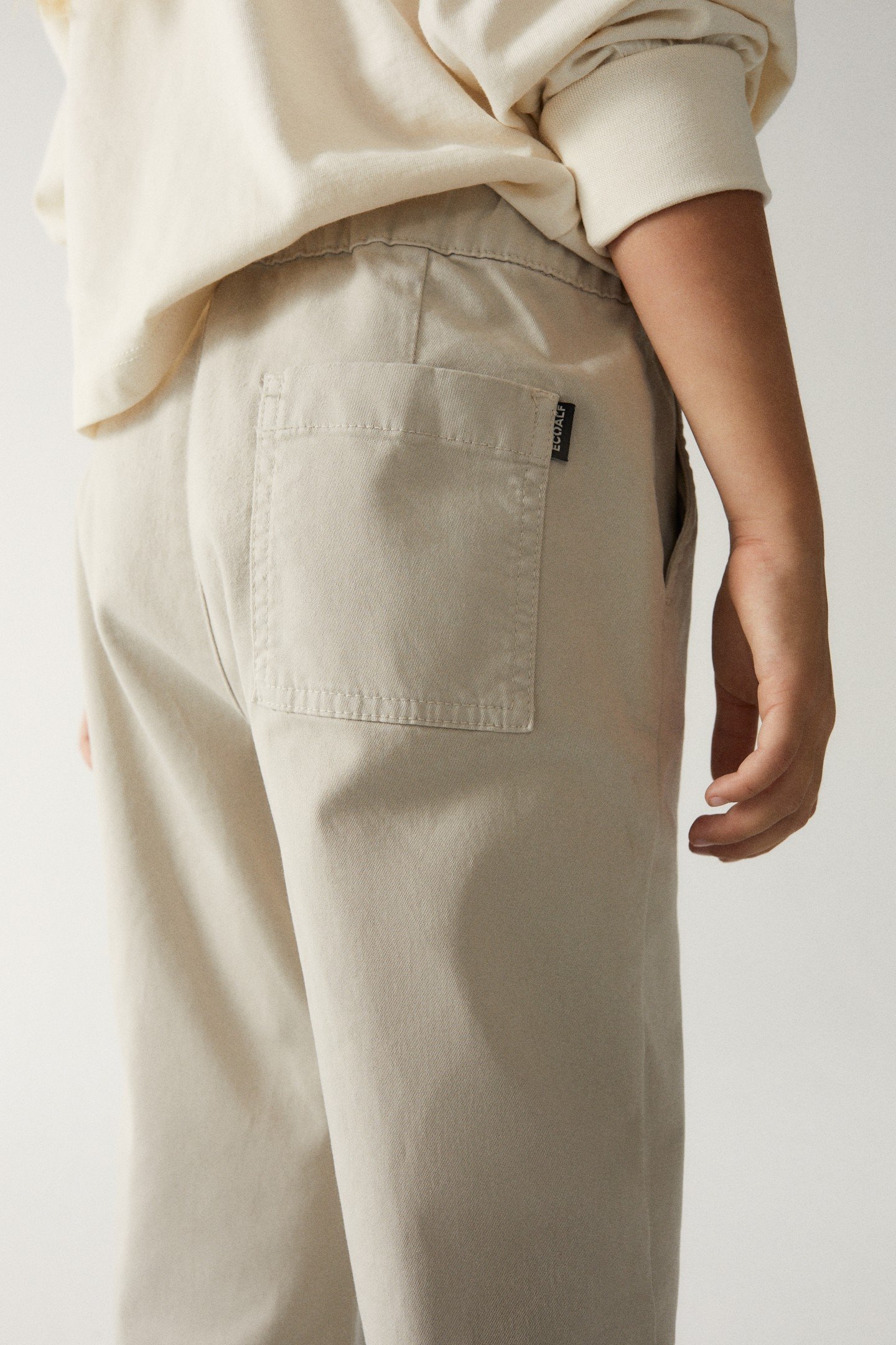 GIRLS PURPUREAALF PANT TAUPE 4