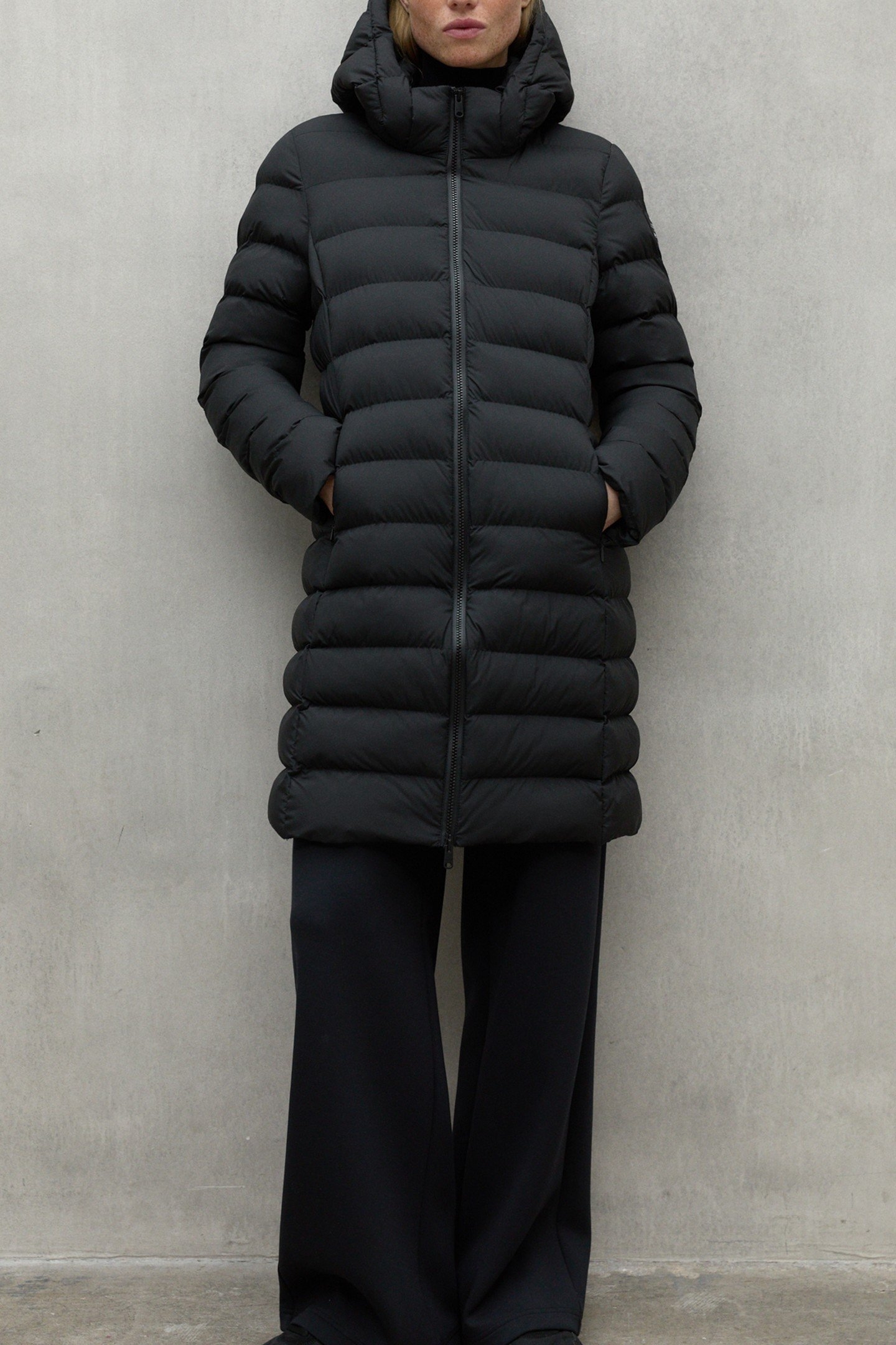 CRONULLAALF WIDE JACKET BLACK 1