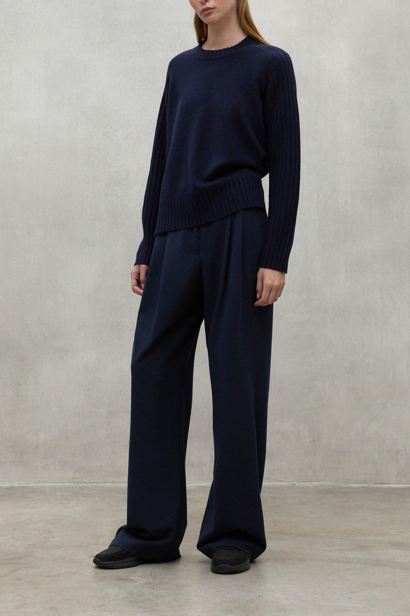 EUCALIPTOALF ROUND KNIT DEEP NAVY 1