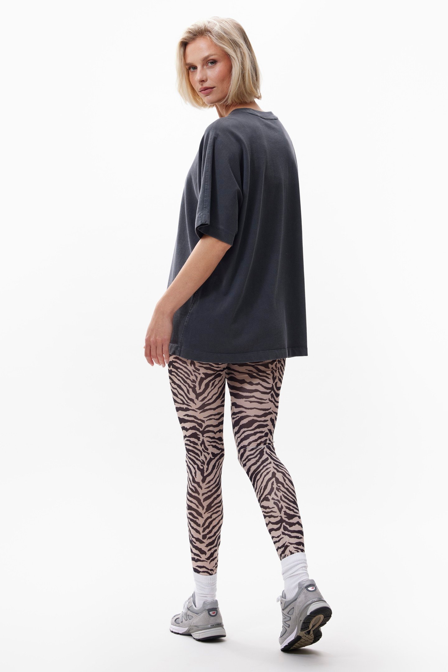 MESH ZEBRA LEGGING SAND 2