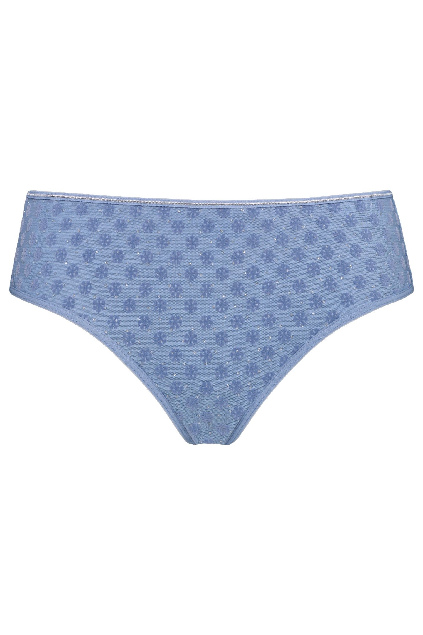 SNOWFLAKE BOTTOM BRAZILIAN BRIEFS 8 CM BLUE 3
