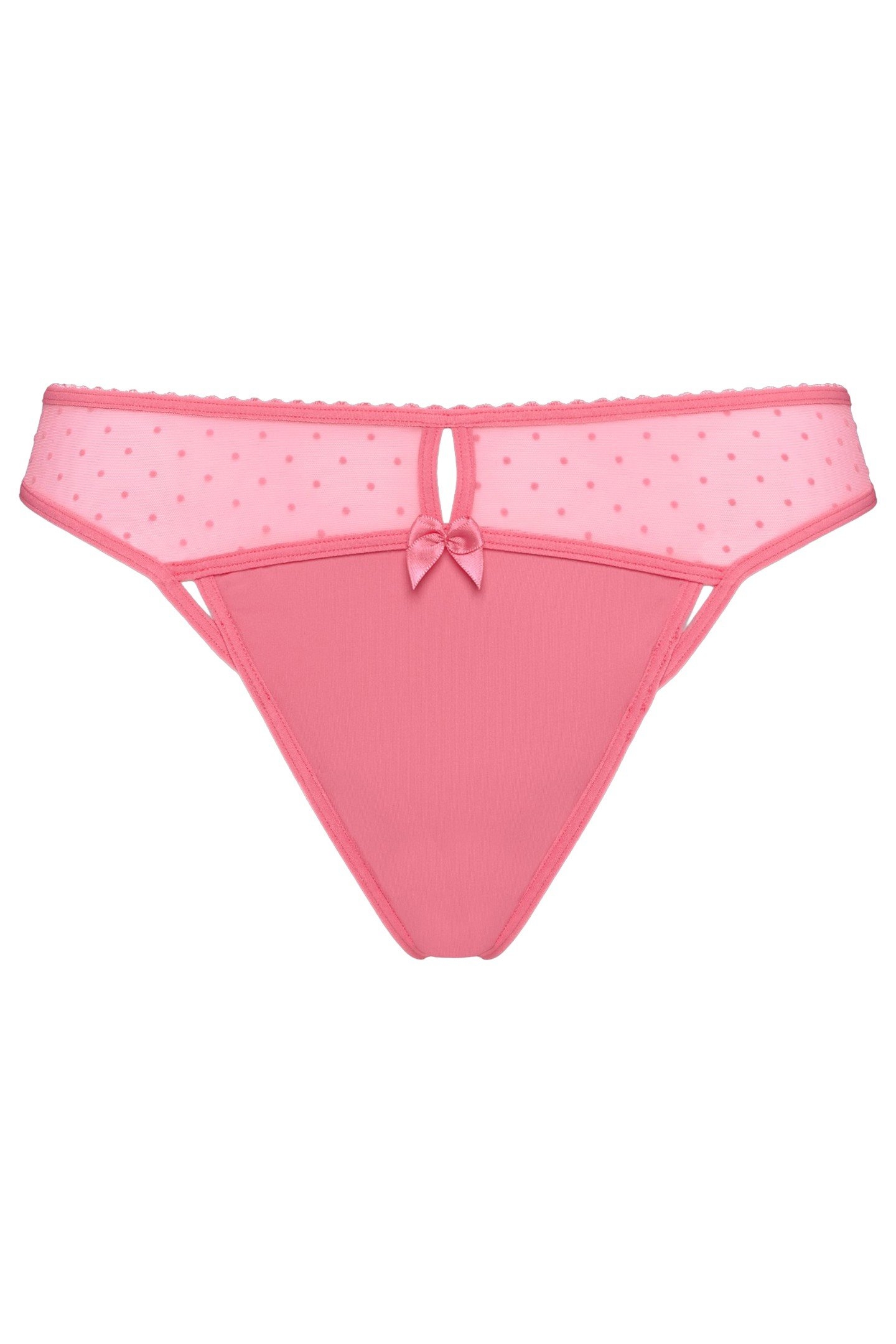 PEEKABOO BOTTOM THONG 4 CM PINK 4