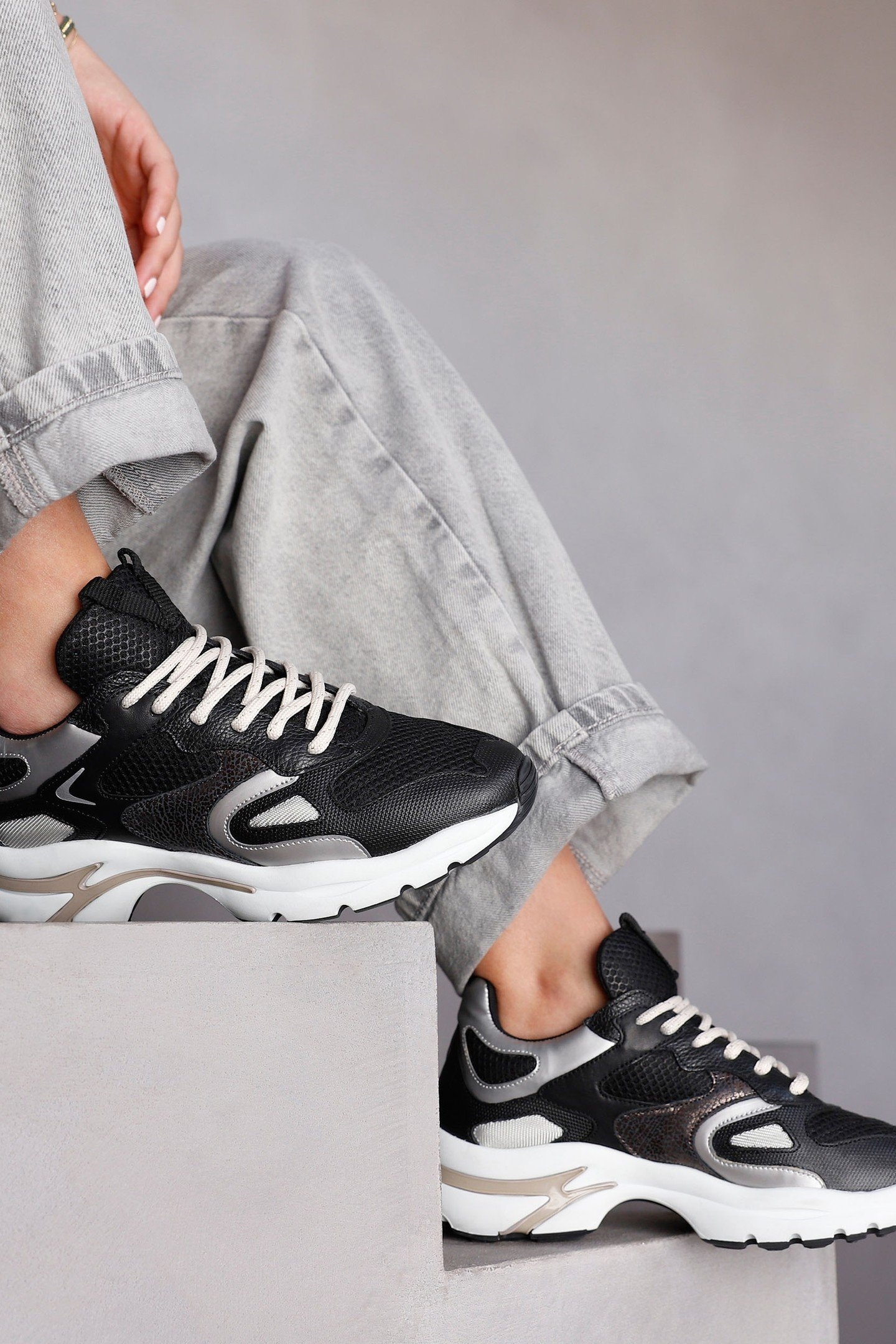 VESPER DUE SNEAKERS BLACK 3