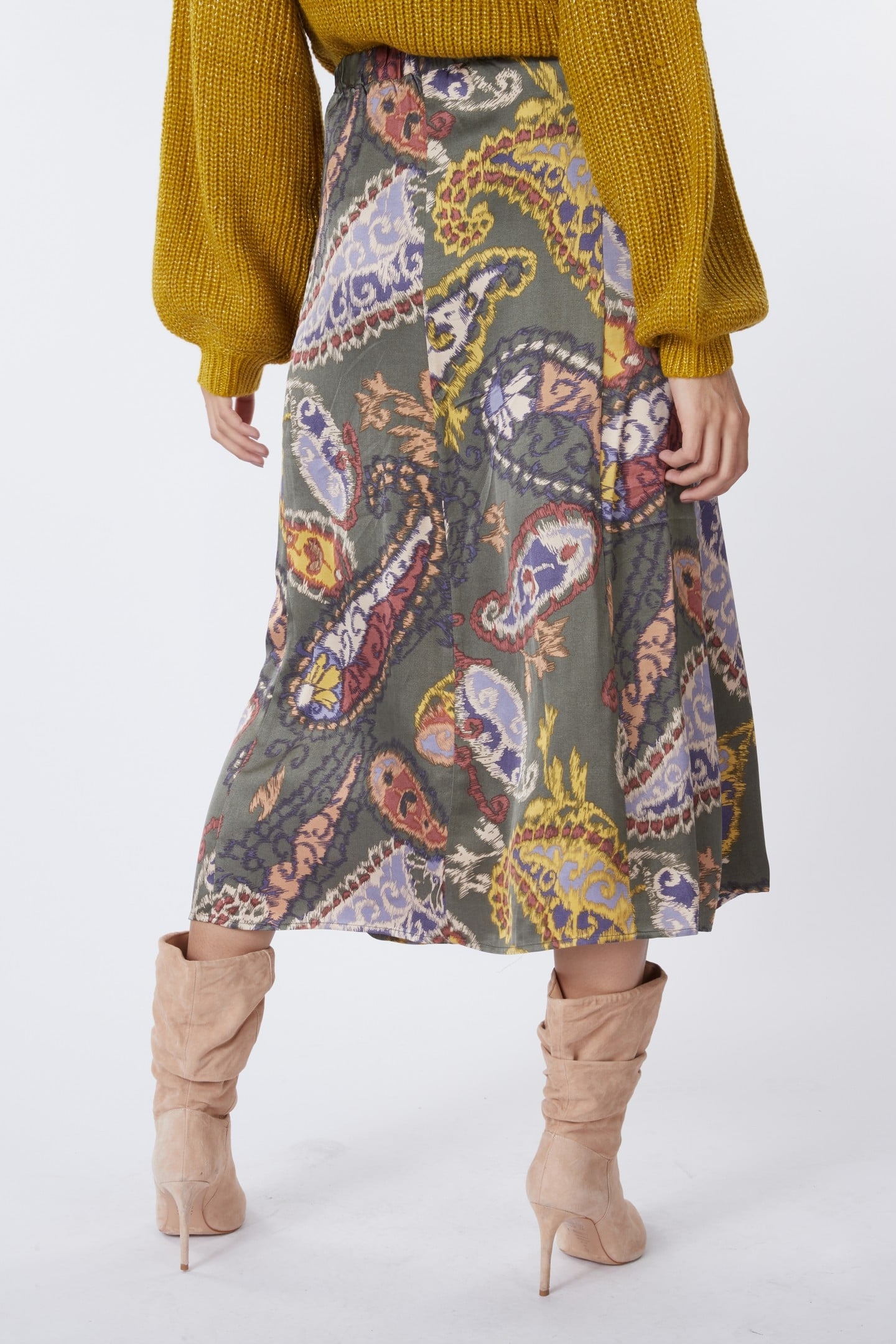 SKIRT BUTTONS ELEMENTS PRINT PRINT 4