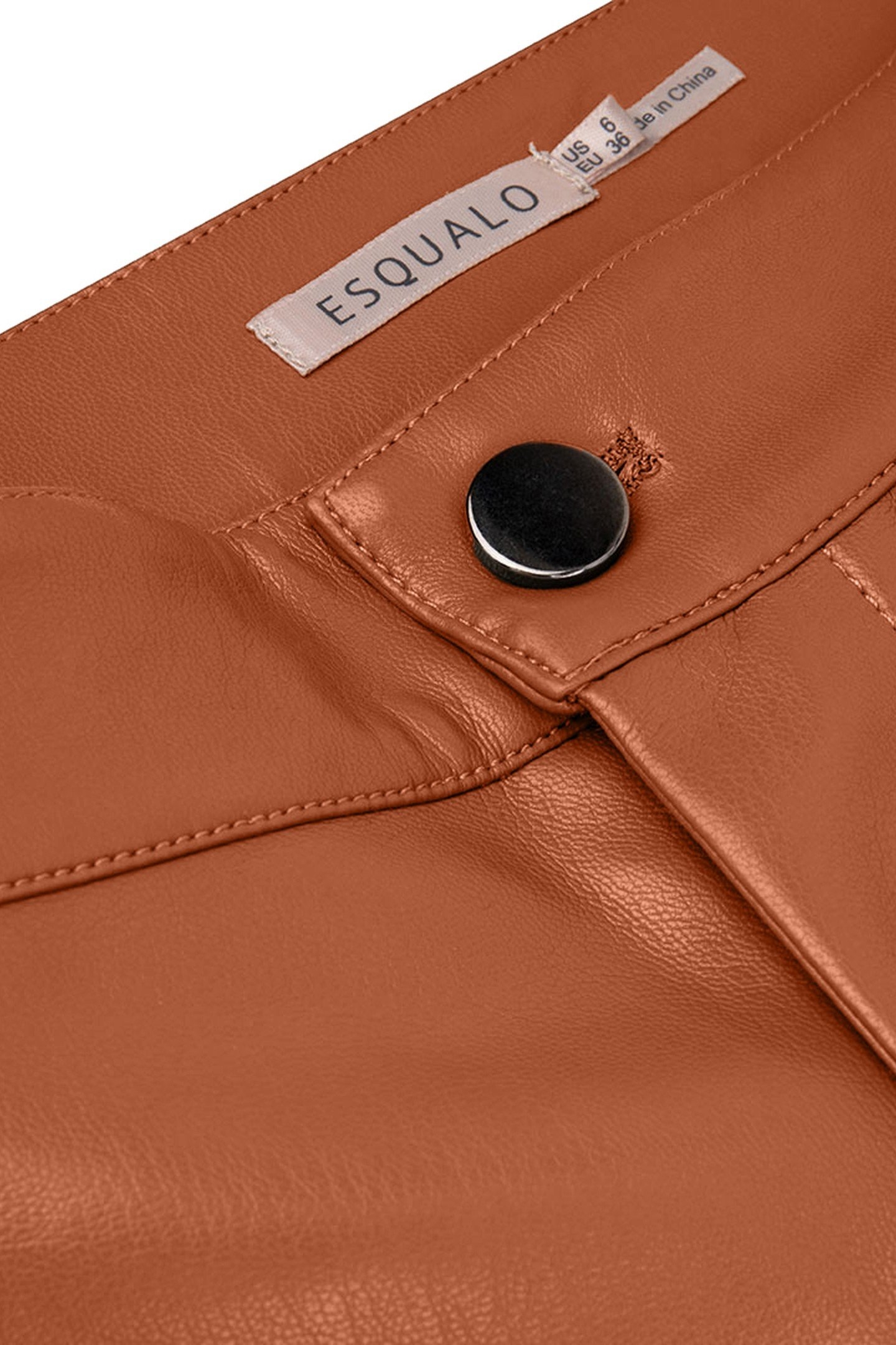 TREGGING SKINNY PU COPPER BROWN 3