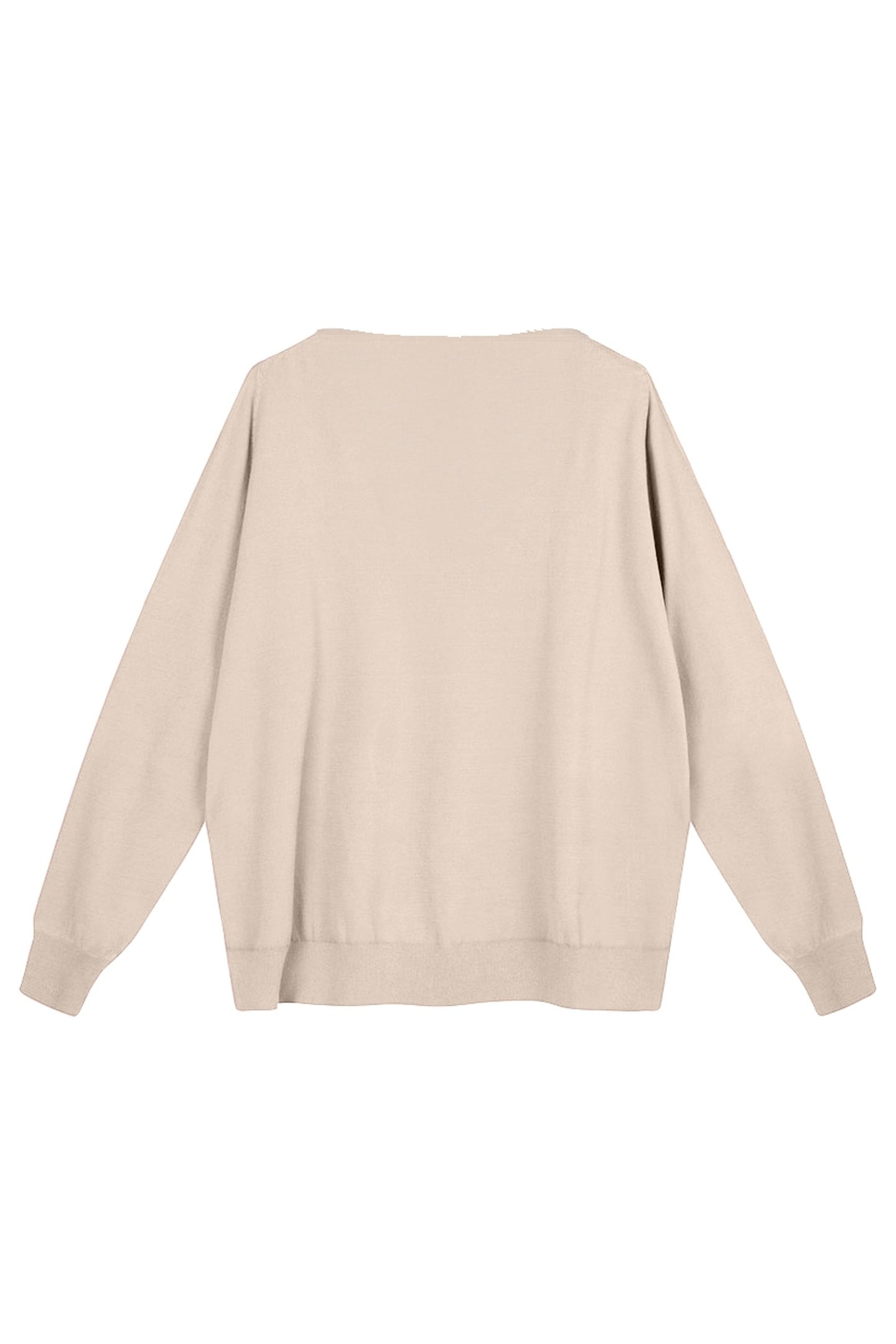 SWEATER RAGLAN V NECK WARM SAND 2