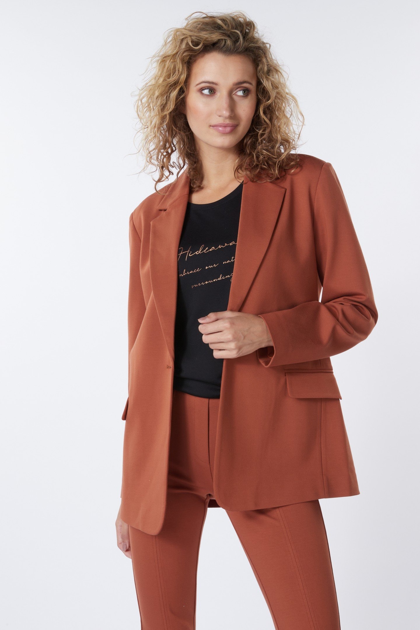 BLAZER PUNTO COPPER BROWN 3