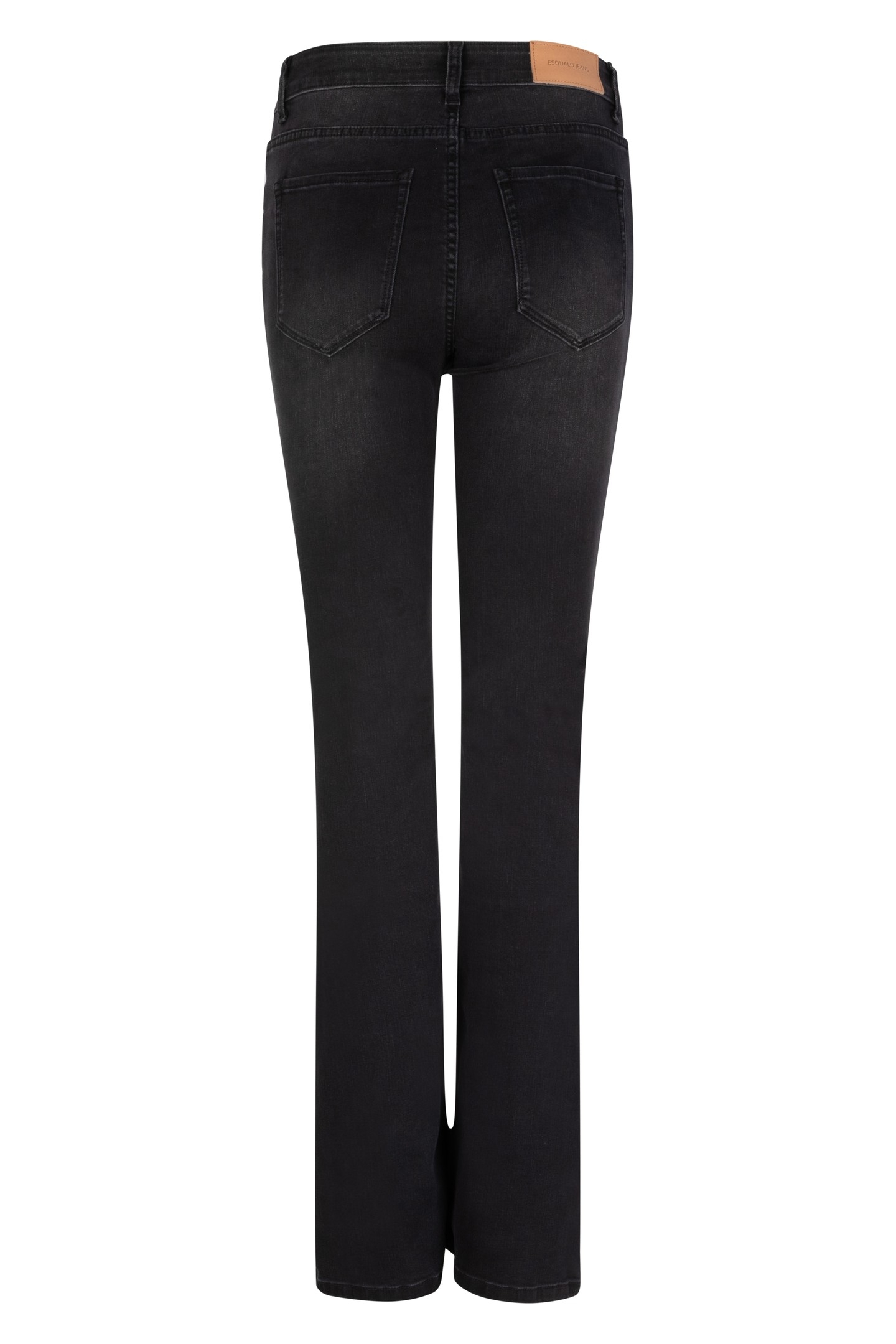 TROUSERS FLAIR BLACK DENIM BLACK 4