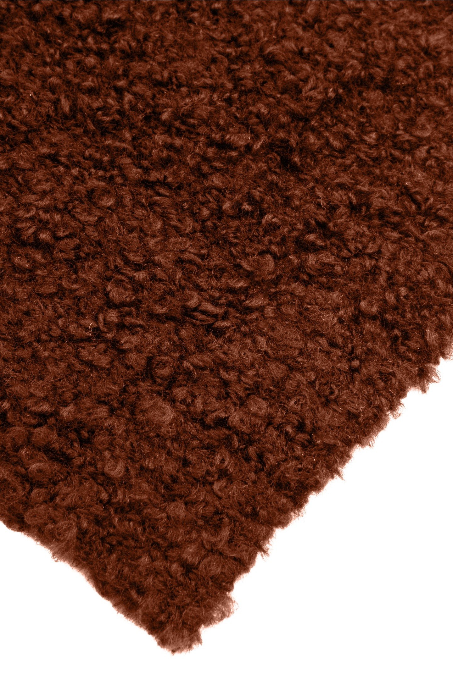 SCARF BOUCLE KNIT BROWN 2