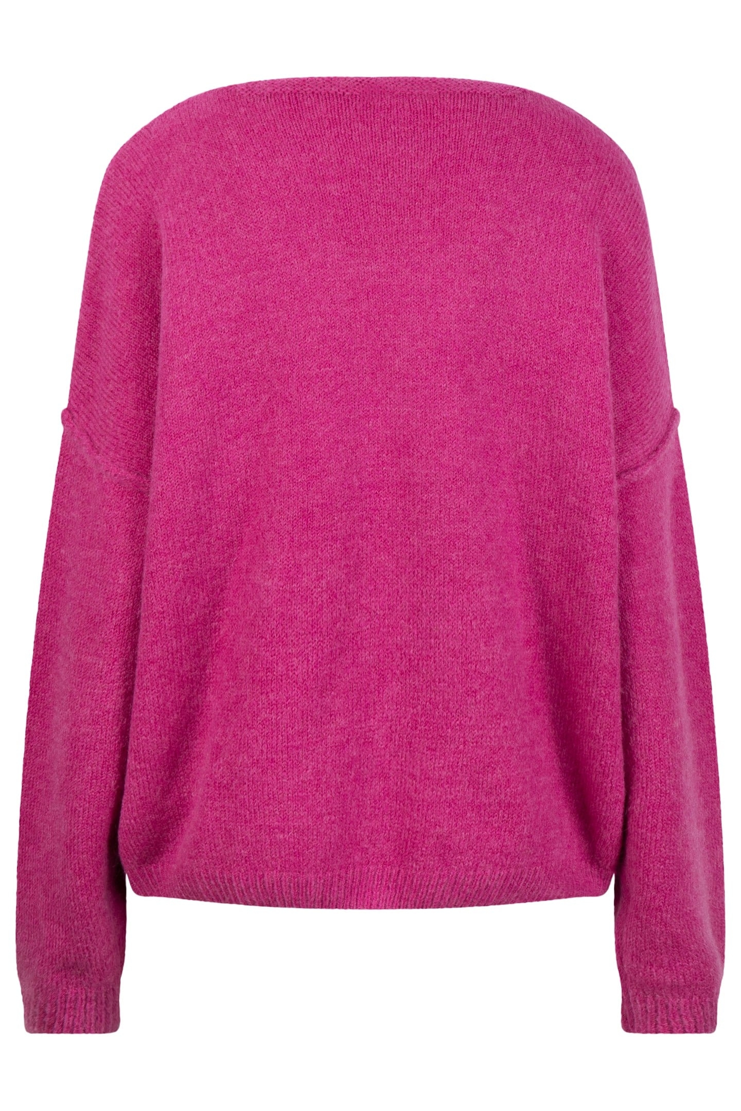 SWEATER V-NECK FUCHSIA 2