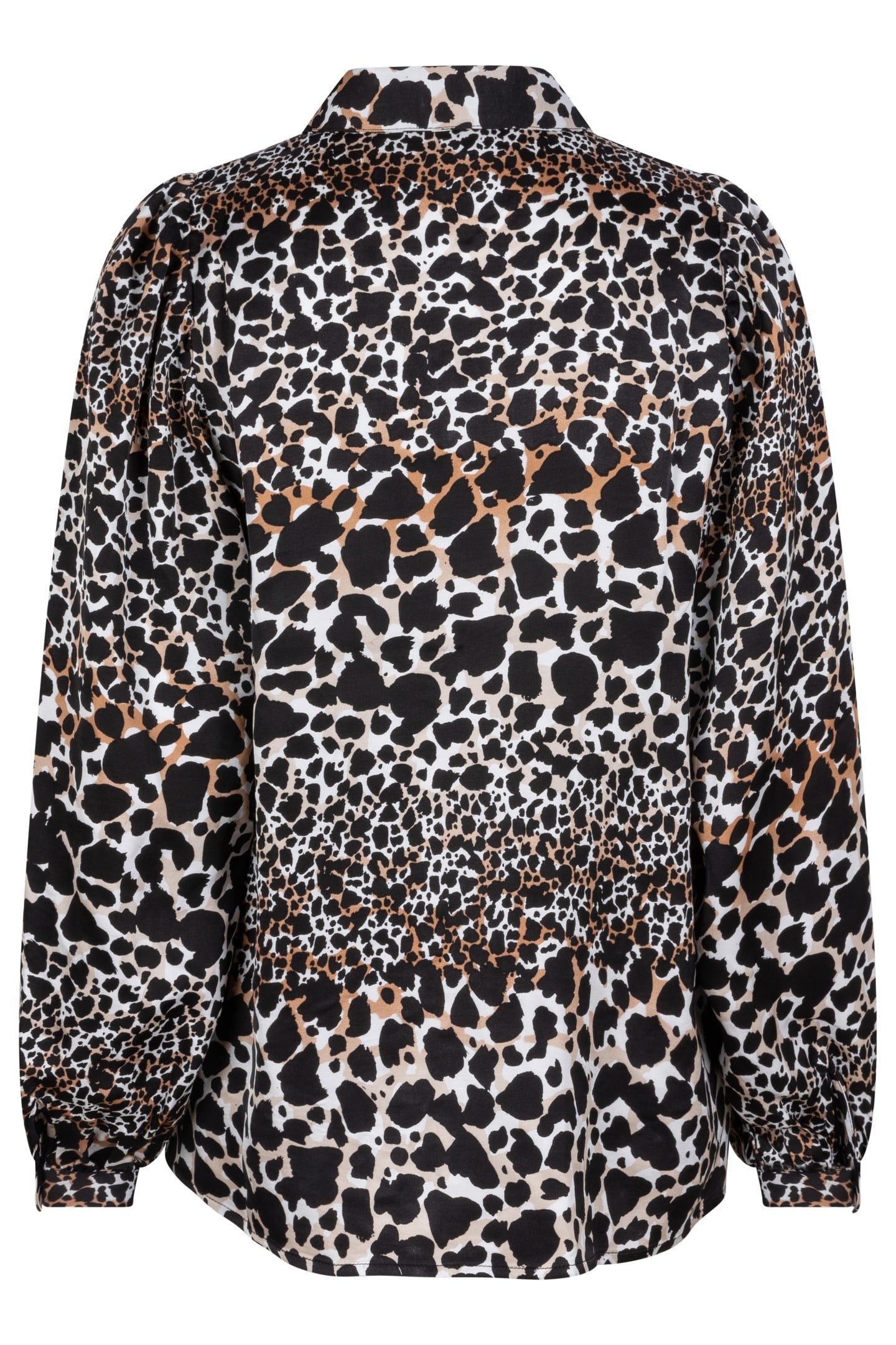 BLOUSE BASIC SCATTERED ILLUSION PRINT 5