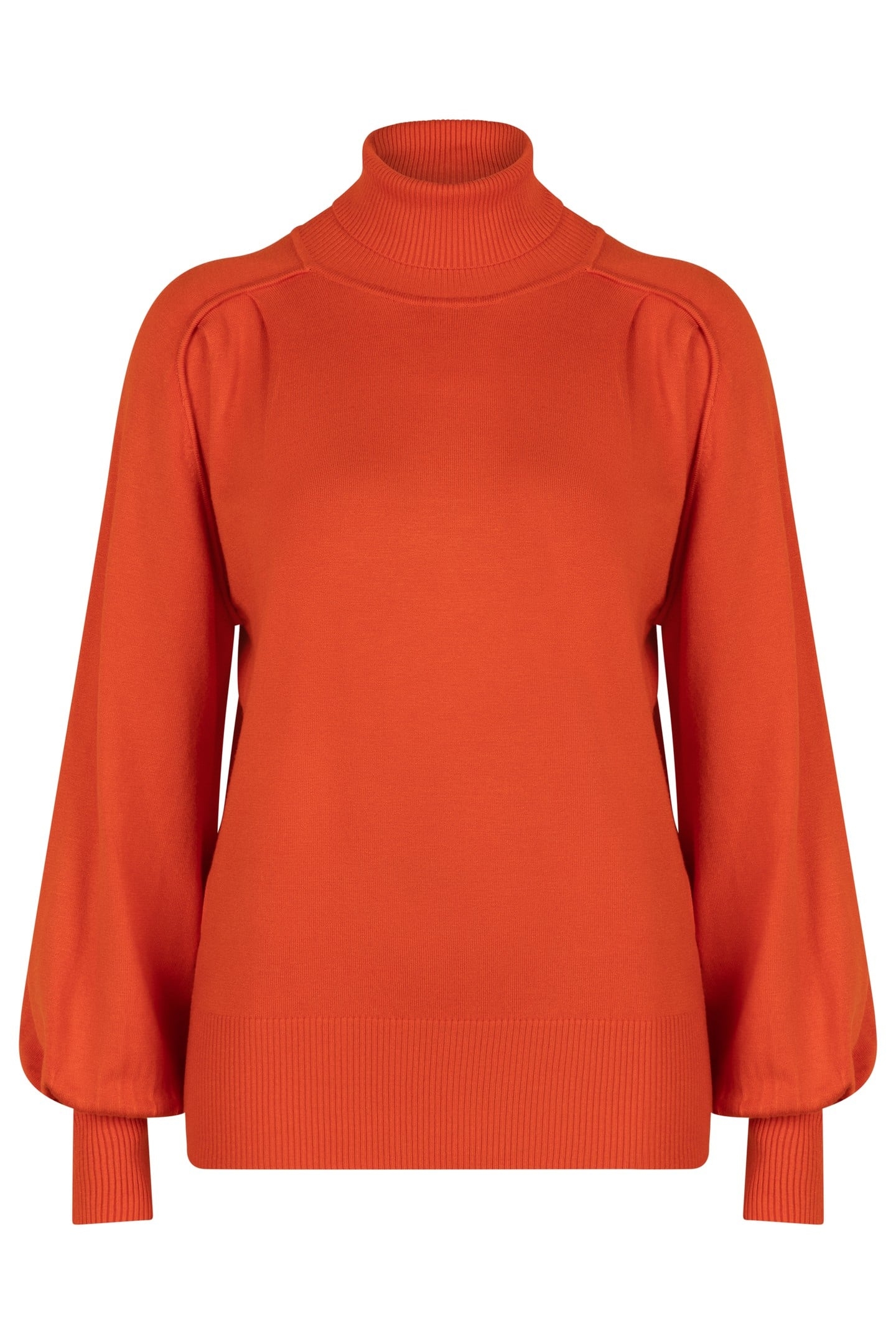 SWEATER RAGLAN COL RED CLAY 4