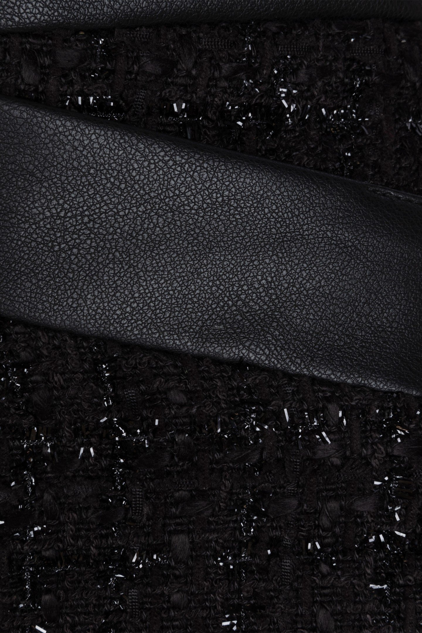 SKIRT TWEED OVERLAP BLACK 8