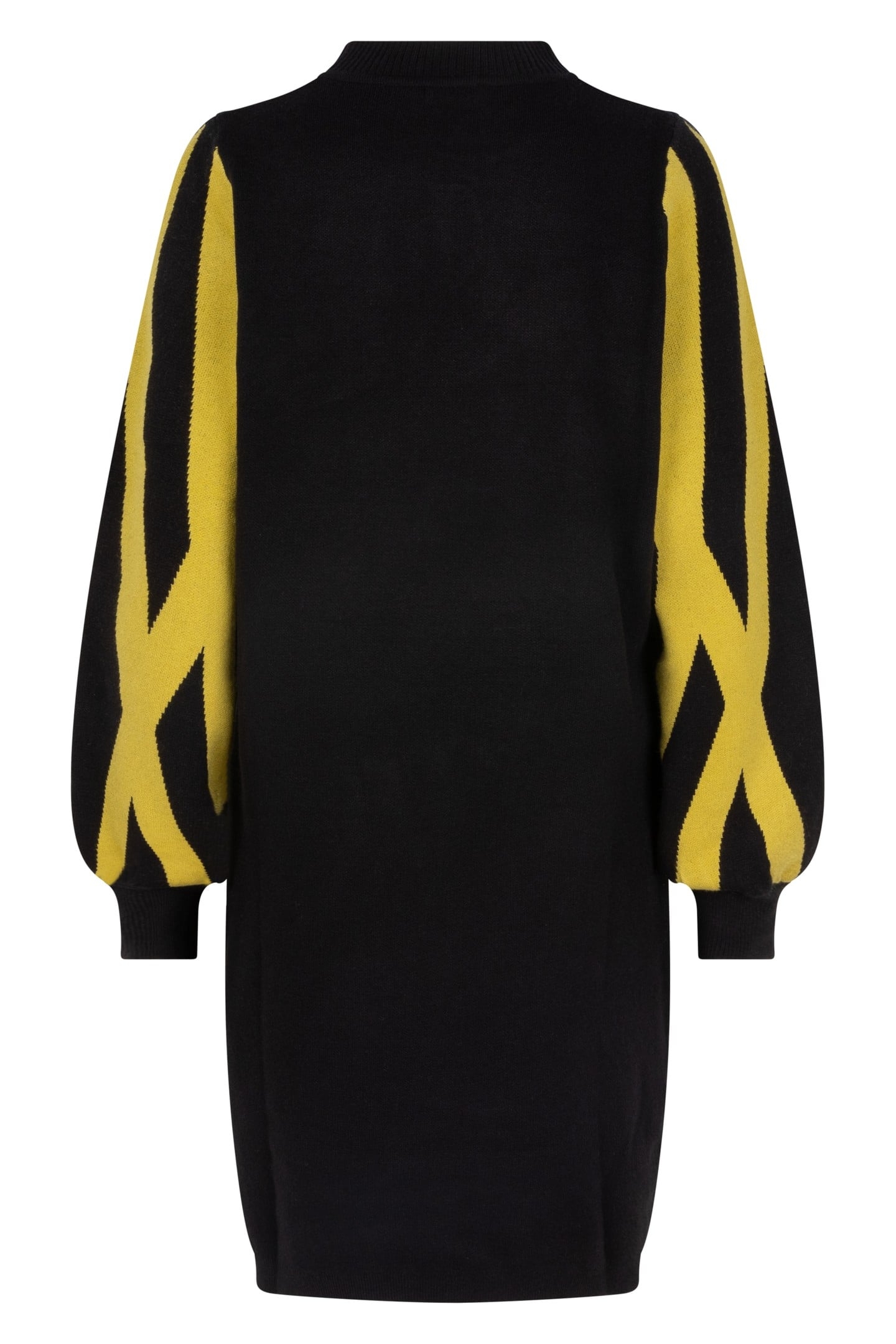 DRESS INTARSIA WARM OLIVE 5