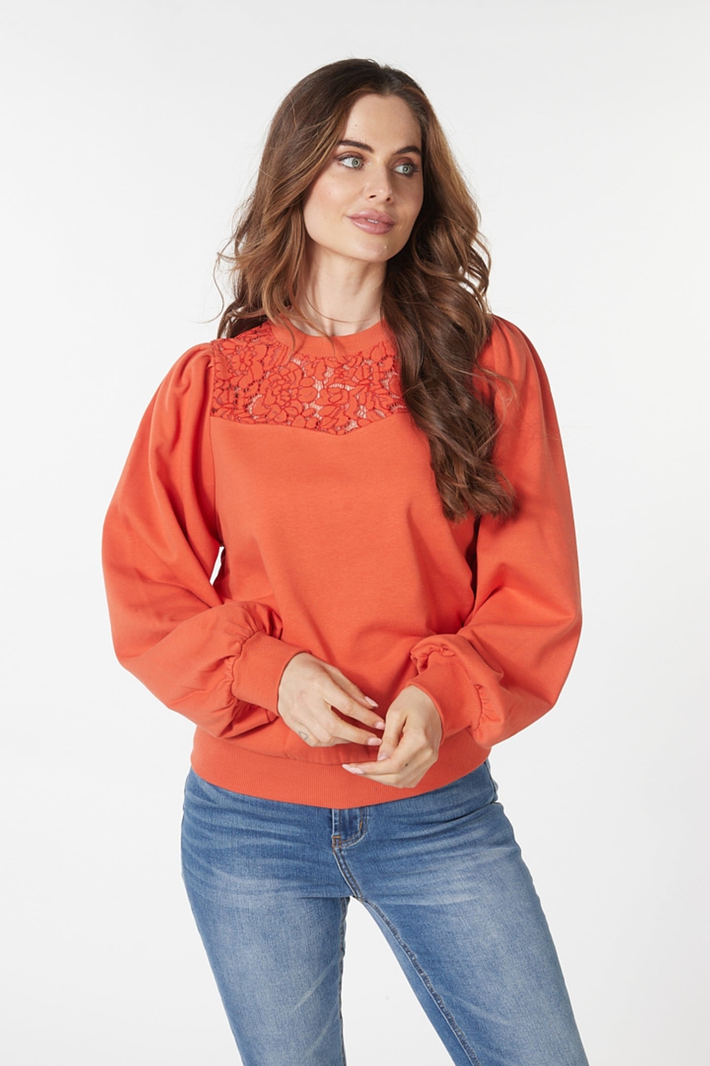 SWEATER LACE PUMPKIN 1
