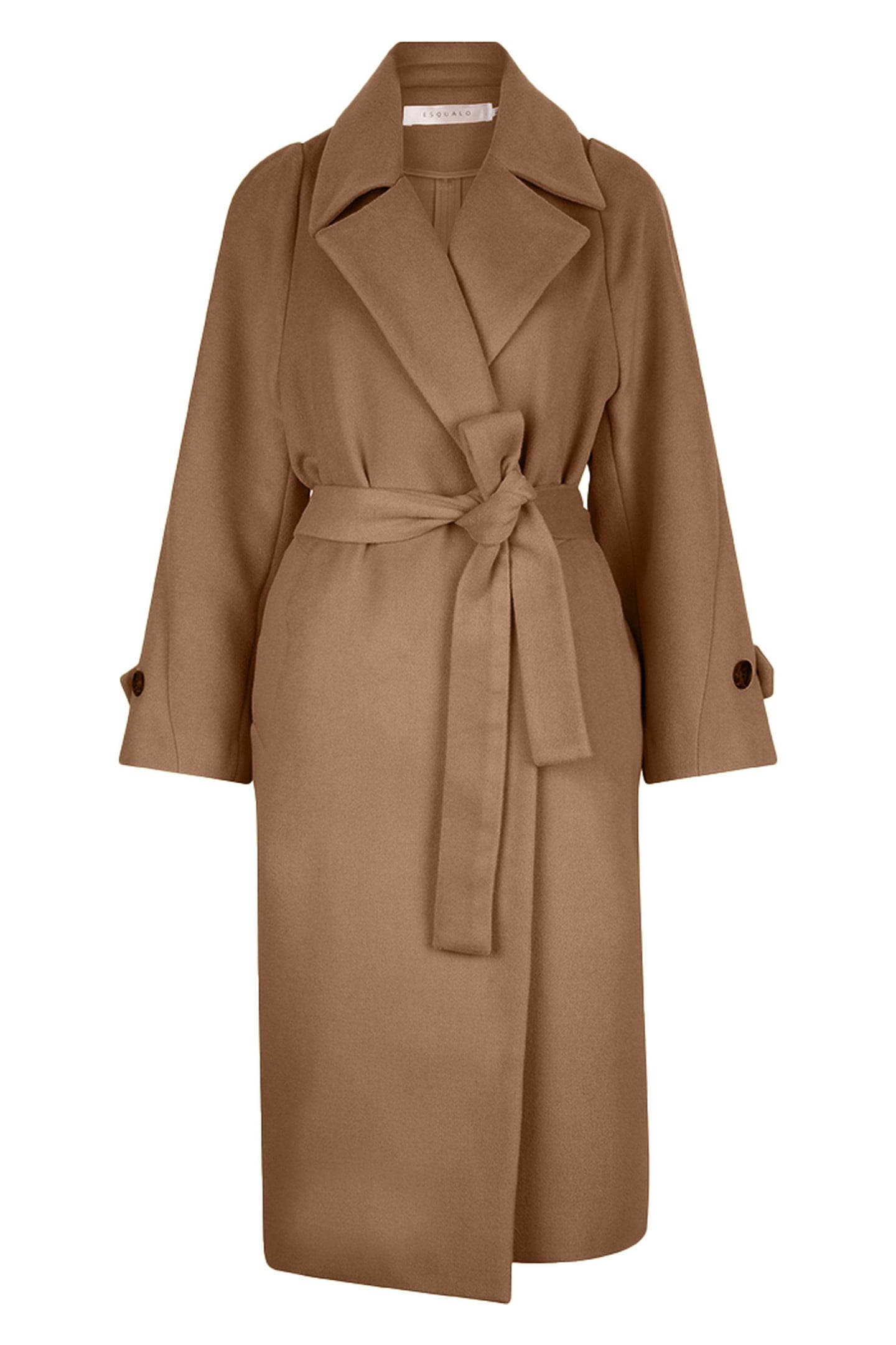 COAT LONG BELT CAMEL 1