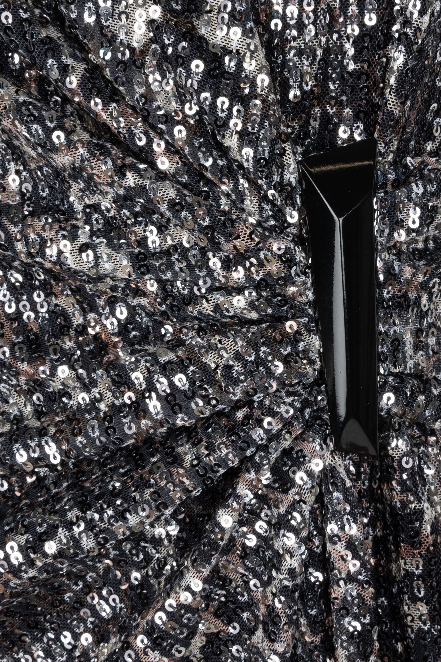 DRESS SEQUINS SCATTERED ILLUSION PRINT 7