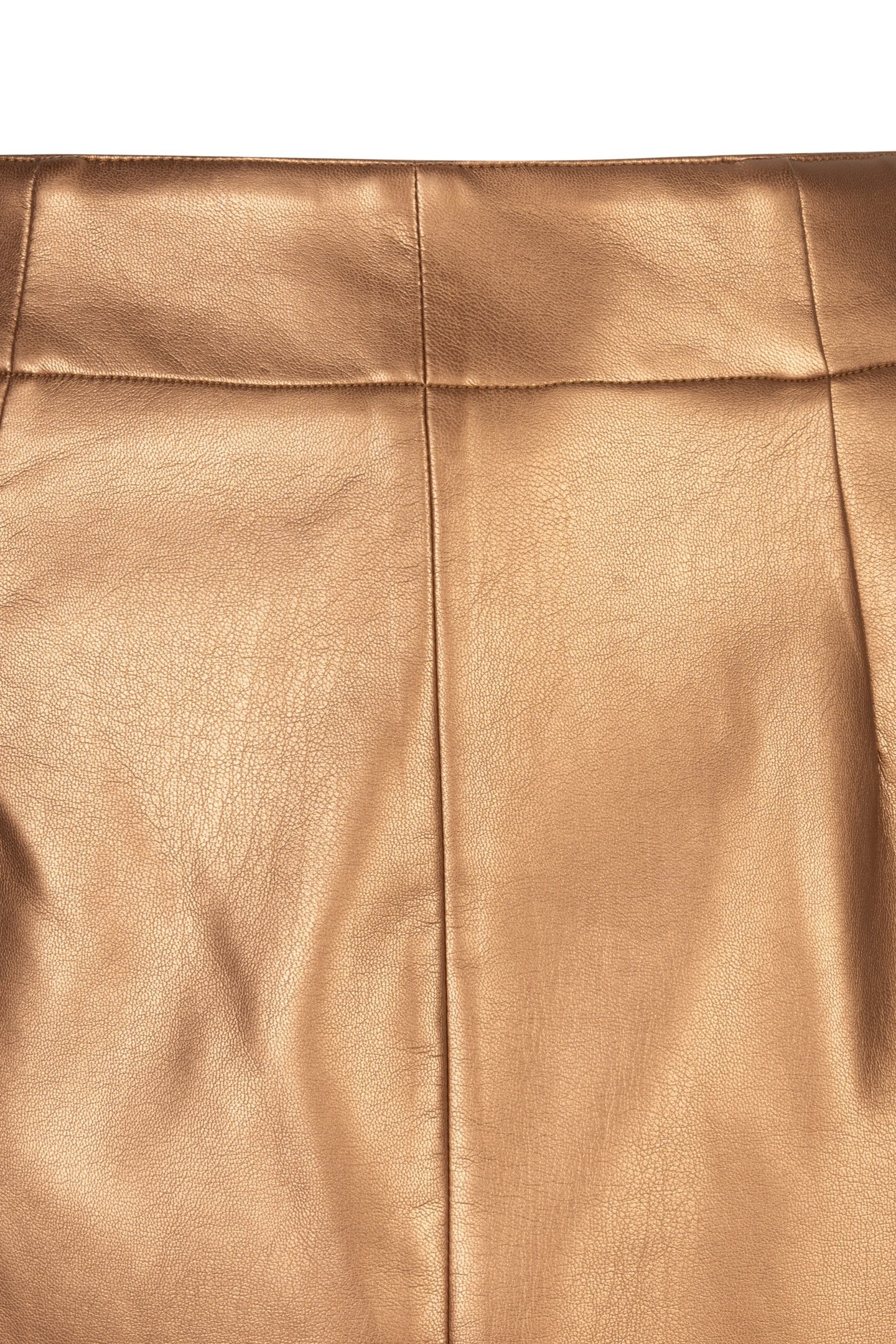 SKIRT PENCIL VEGAN LEATHER BRANDY 6