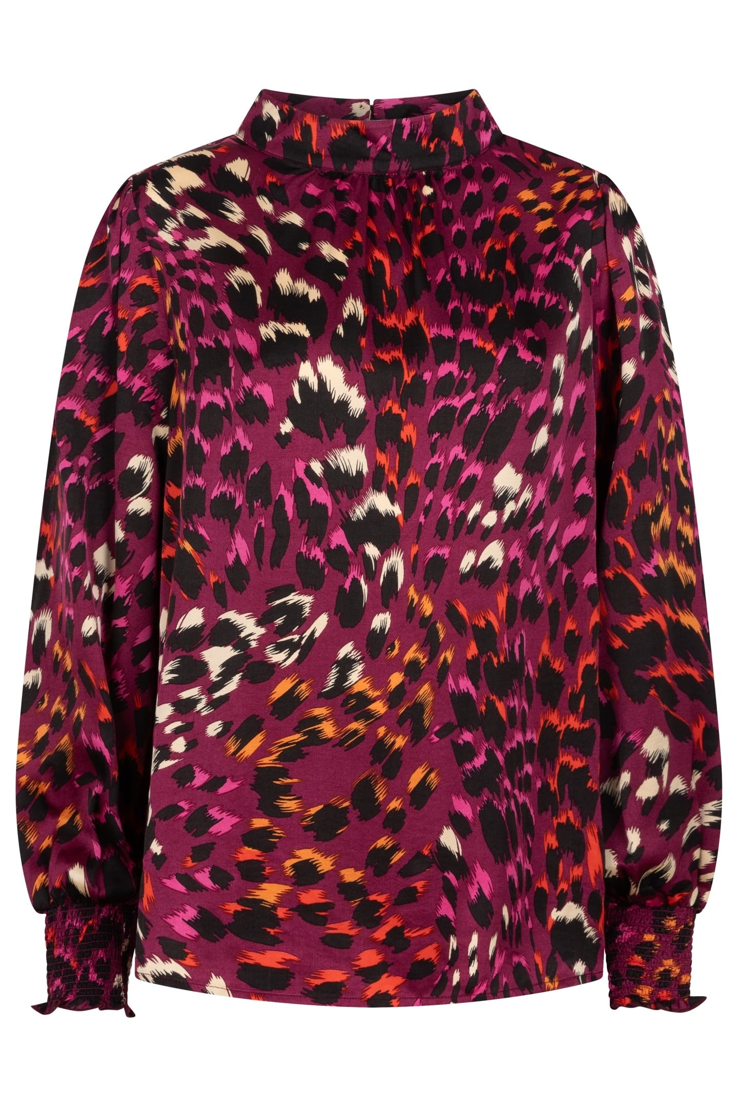 BLOUSE COLLAR FLORAL GEM PRINT 4