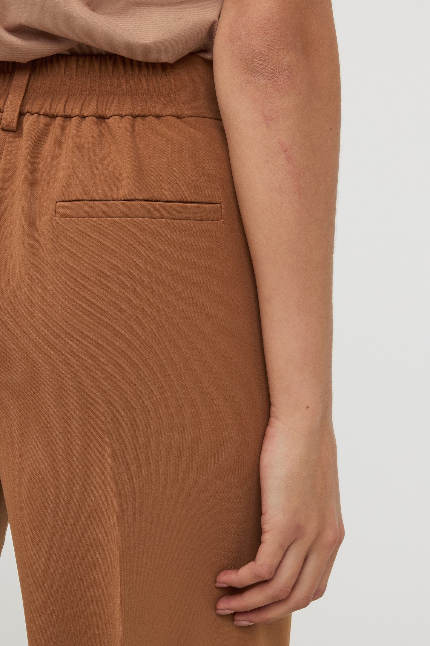 TROUSERS WIDE CITY COPPER BROWN 7