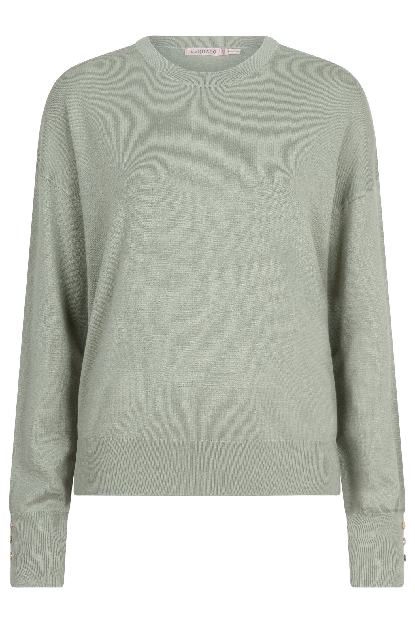 SWEATER R-NECK BASIC KNIT JADE 4