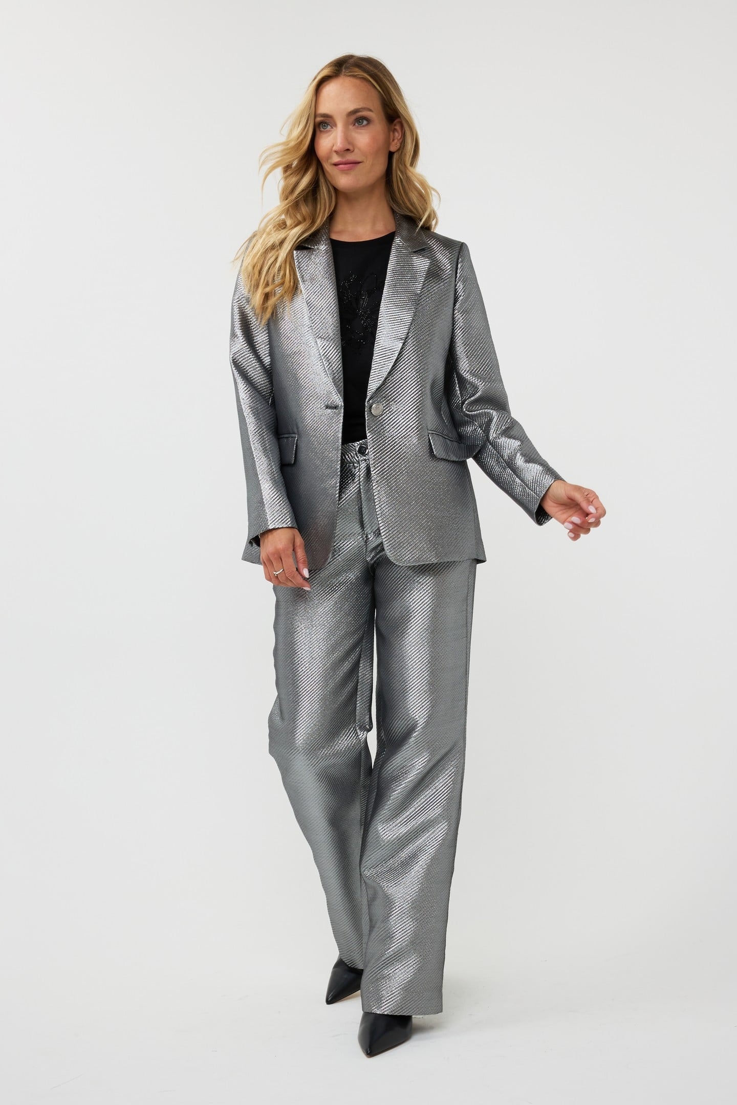BLAZER METALLIC SILVER 2