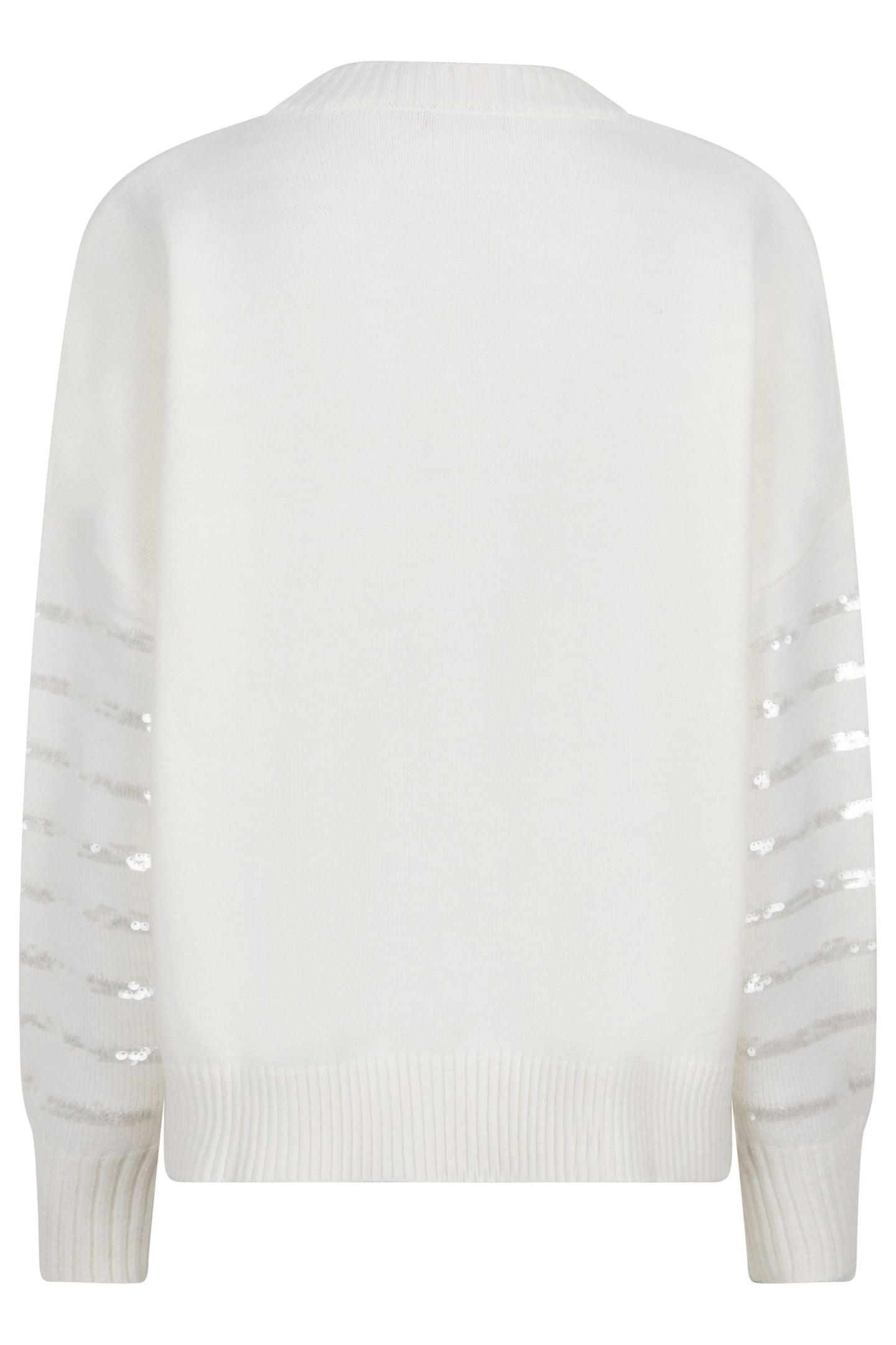 SWEATER STRIPED SEQUINS OFF WHITE 3