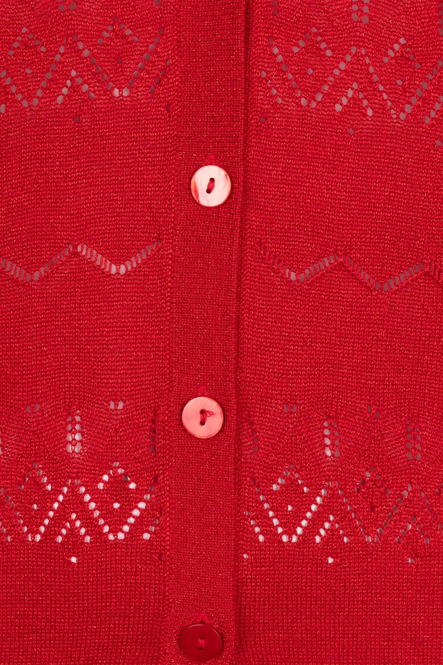 CARDIGAN S/SLV LUREX RED 7