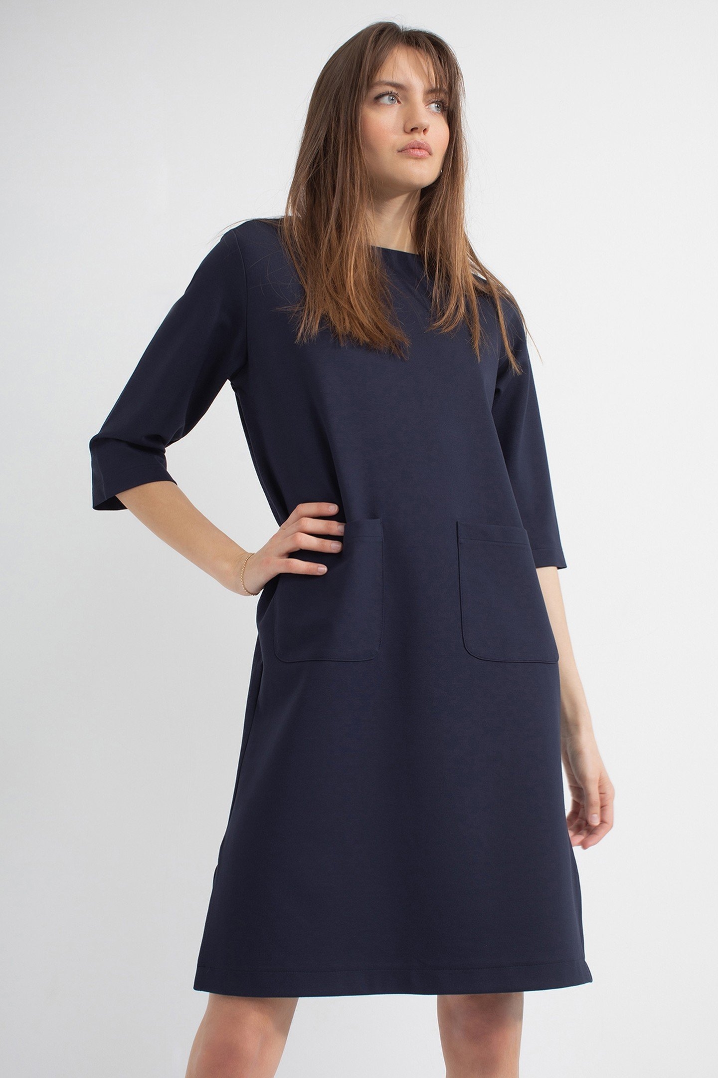 PEGGY DRESS DARK NAVY 2