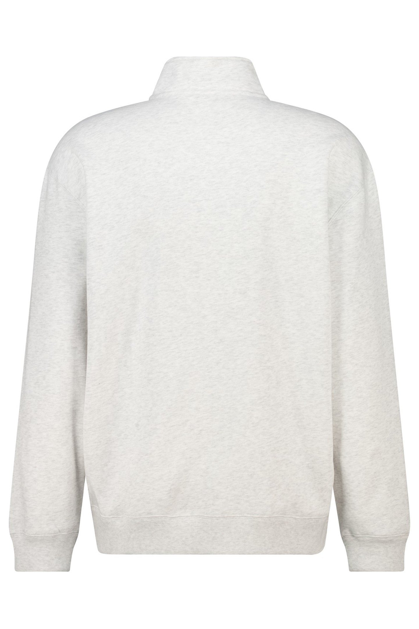 SEPPE HALF ZIP LIGHT GREY MELANGE 3