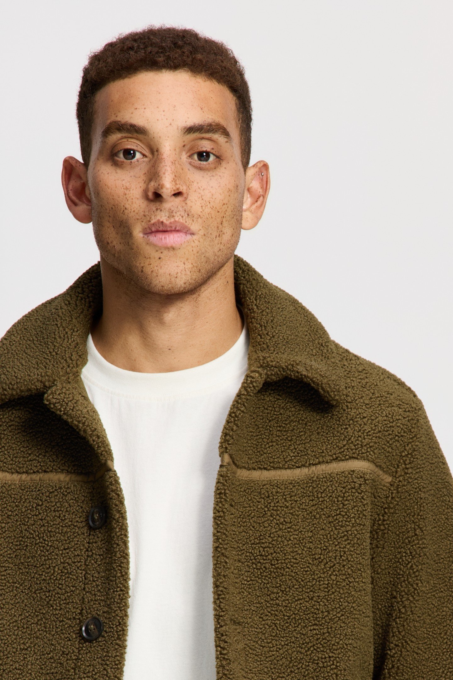 SYD TEDDY JACKET GREEN OLIVE 6