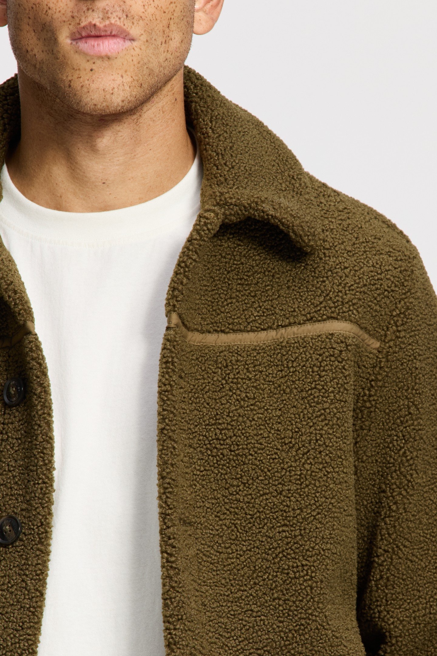 SYD TEDDY JACKET GREEN OLIVE 8