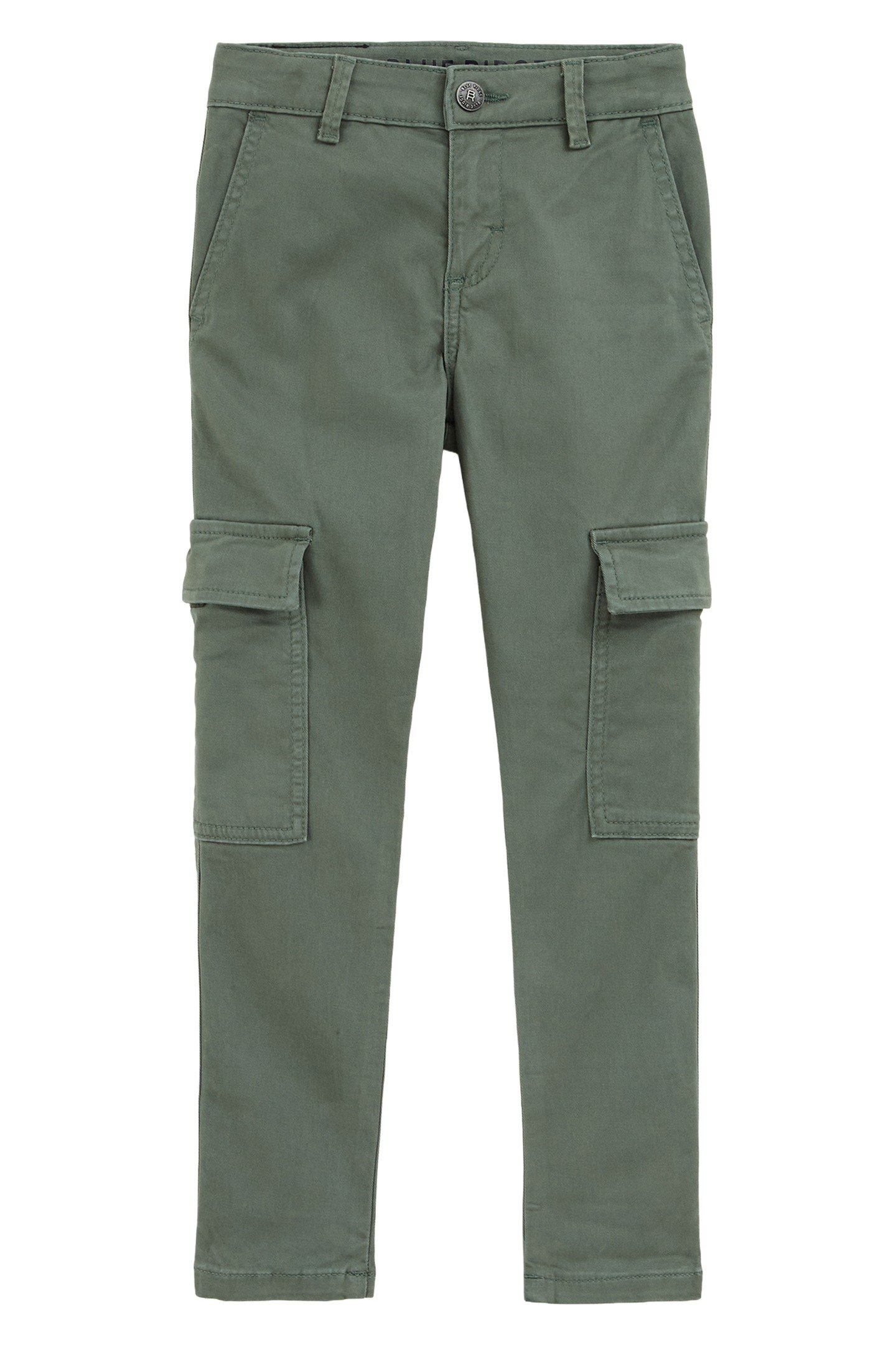 BOYS CARGO PANTS ARMY GREEN 3