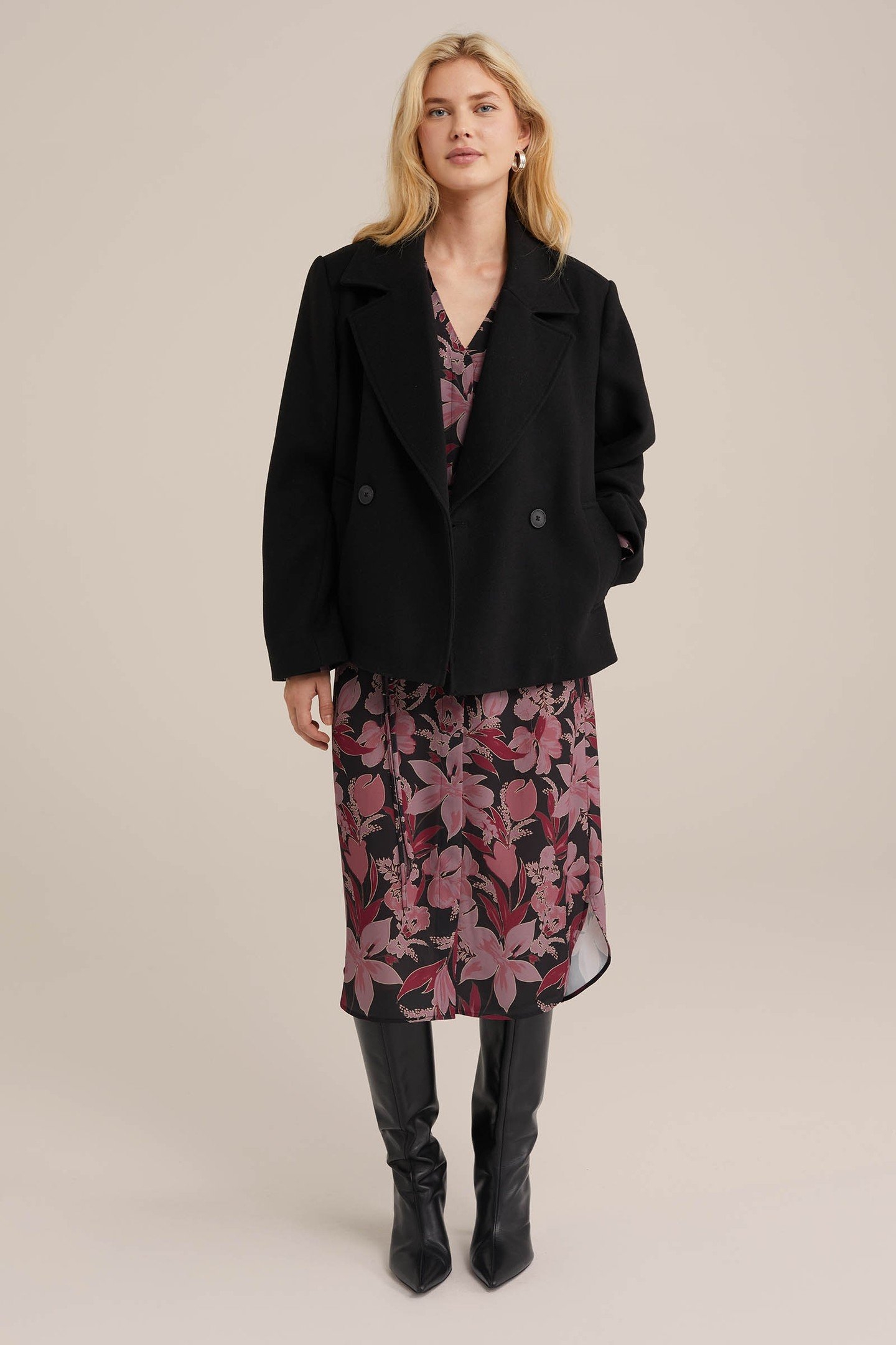 DRESS MID LENGTH MULTI-COLOURED 2