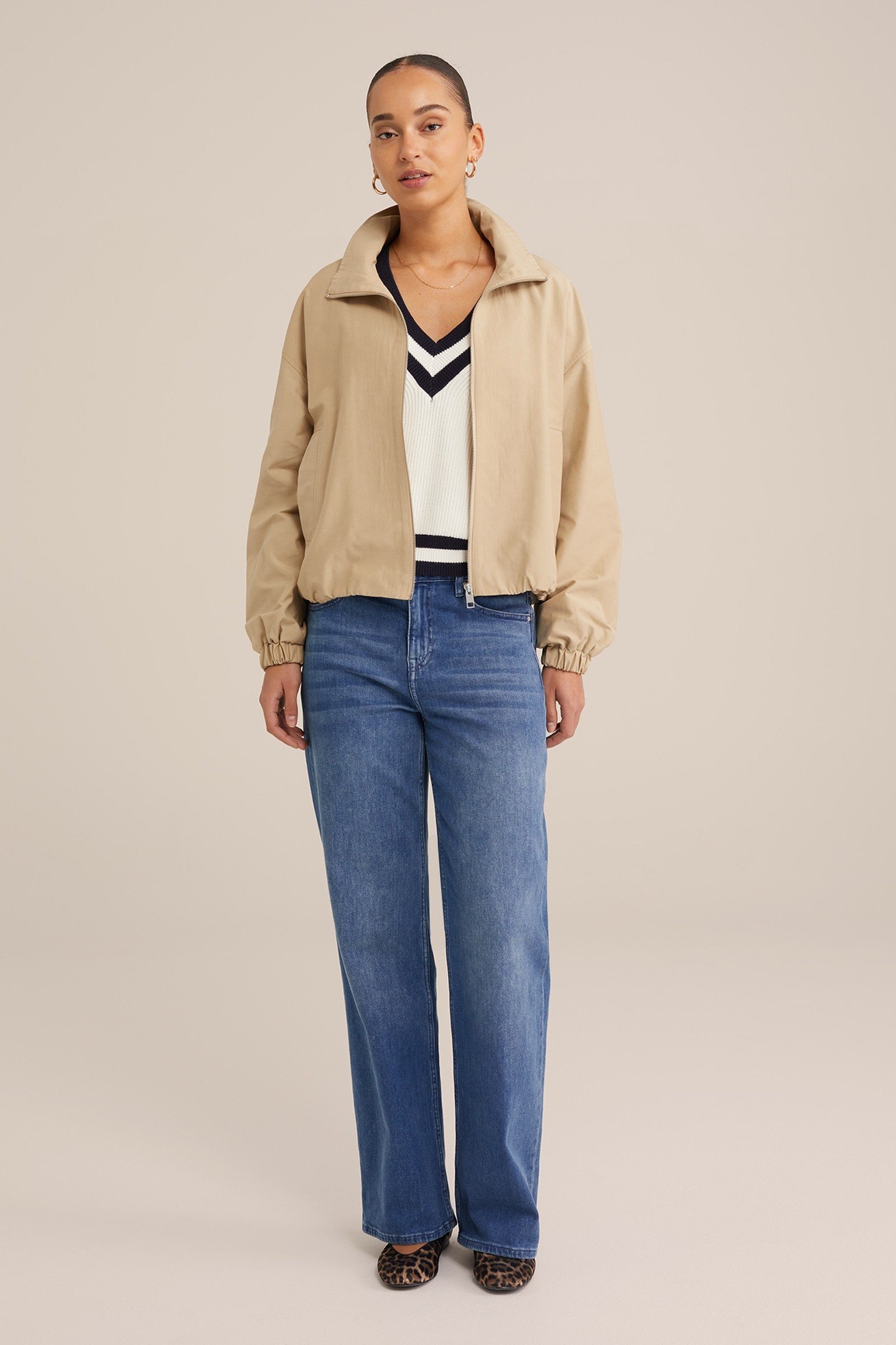 JACKET NORMAL LENGTH BEIGE 2