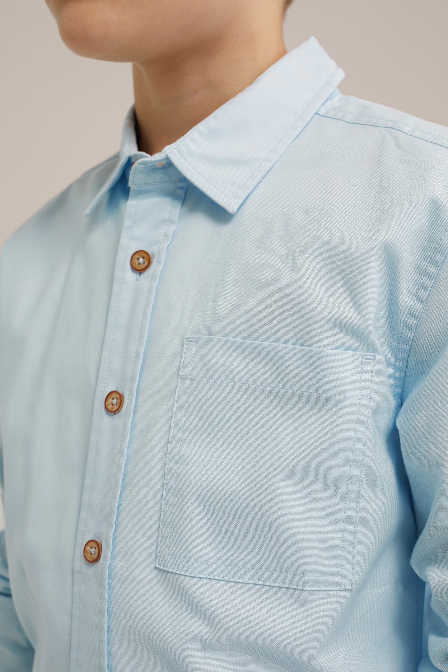 BOYS SHIRT ICE BLUE 5