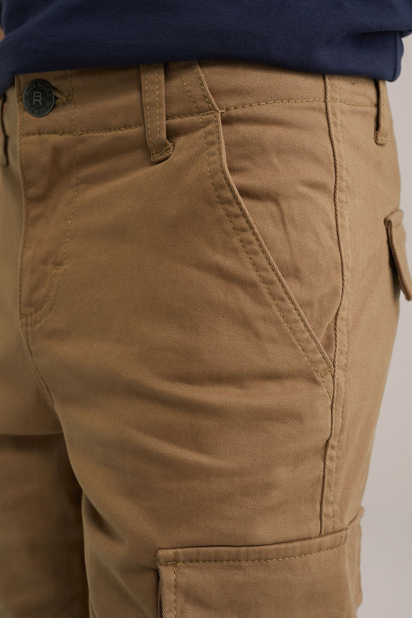 BOYS CARGO PANTS LIGHT BROWN 5