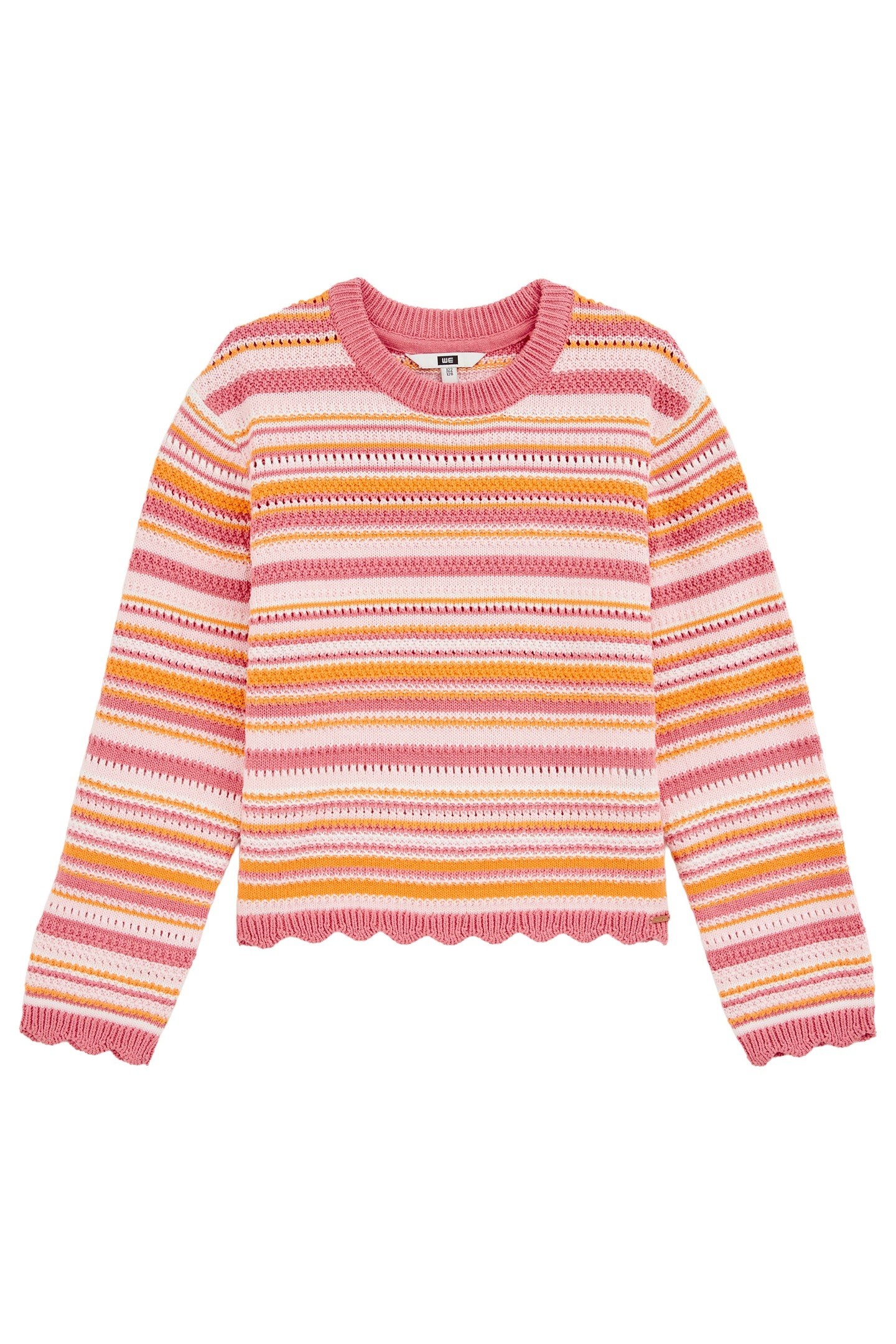 GIRLS KNITTED PULLOVER PINK 3
