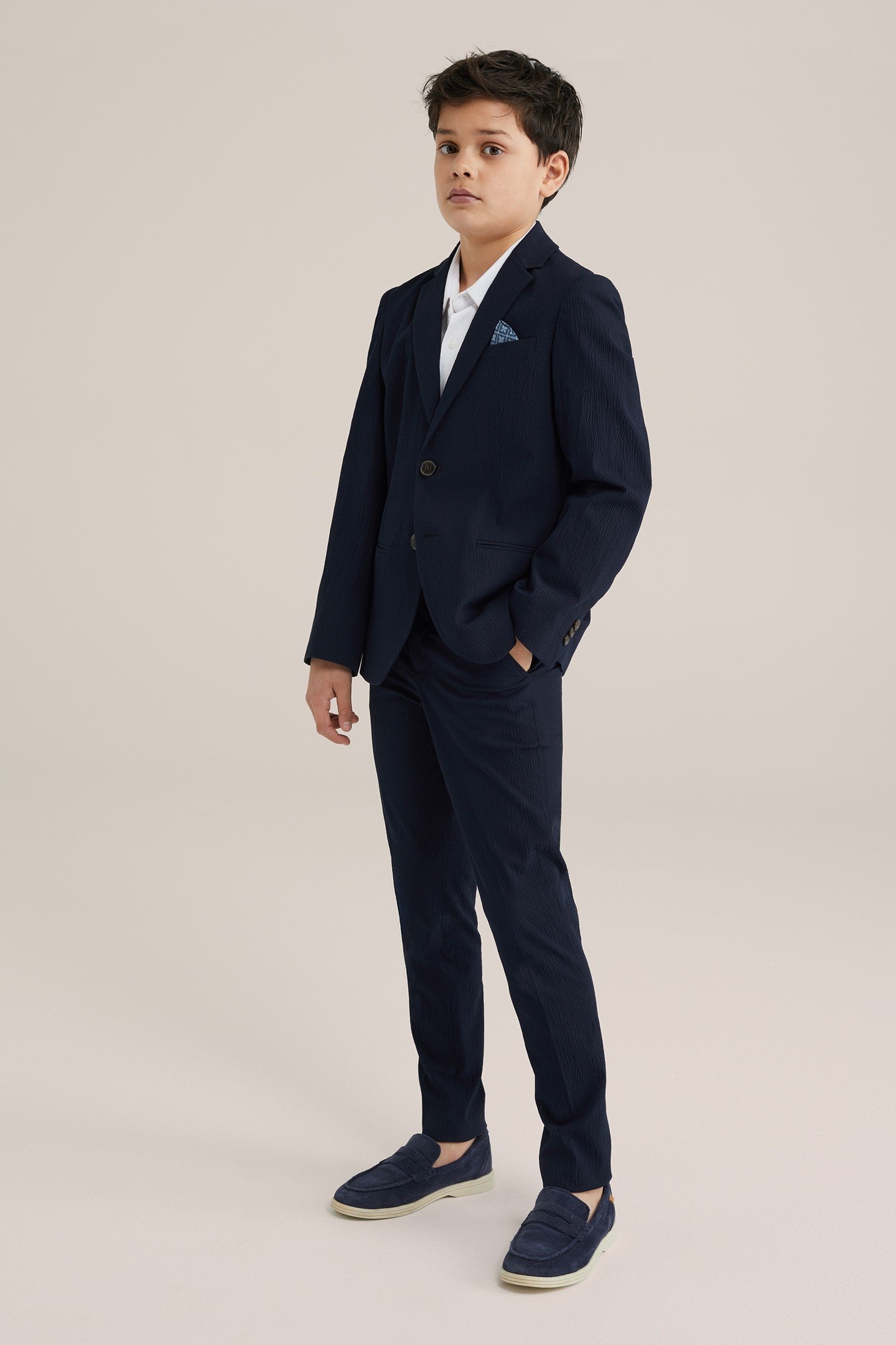 BOYS BLAZER NAVY BLUE 2