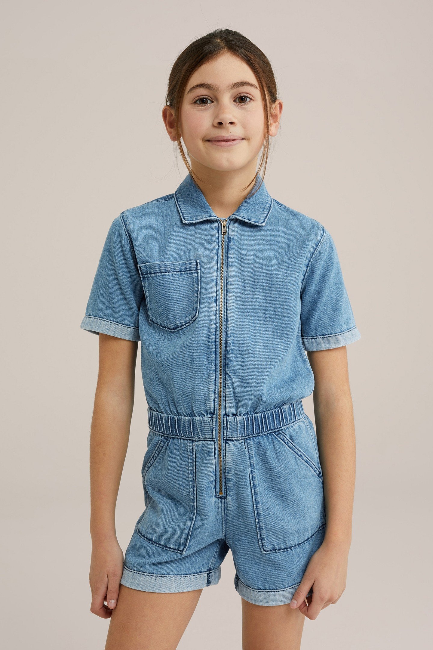 GIRLS JUMPSUIT LIGHT BLUE 3