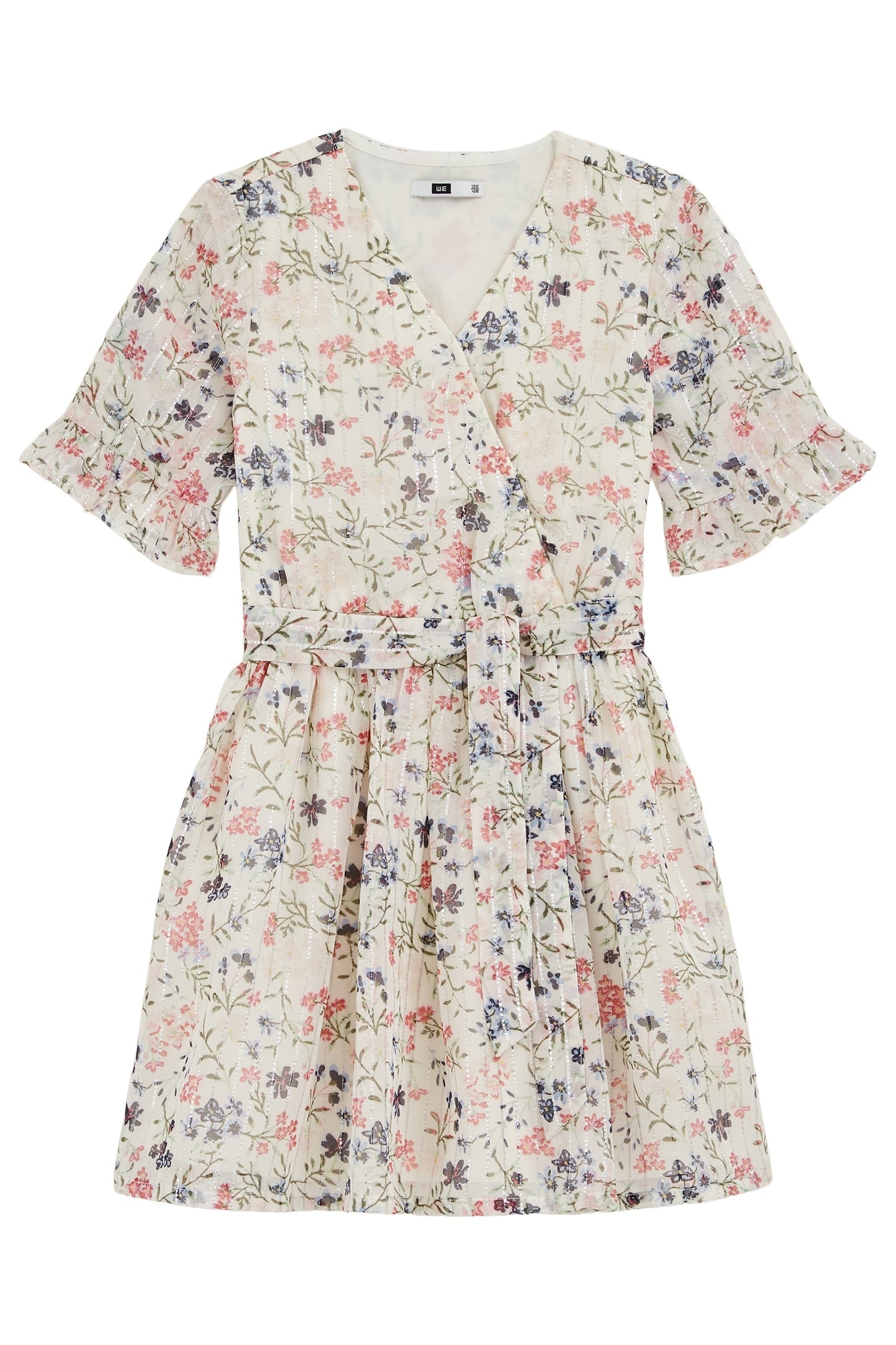 GIRLS DRESS MID LENGTH WHITE 3