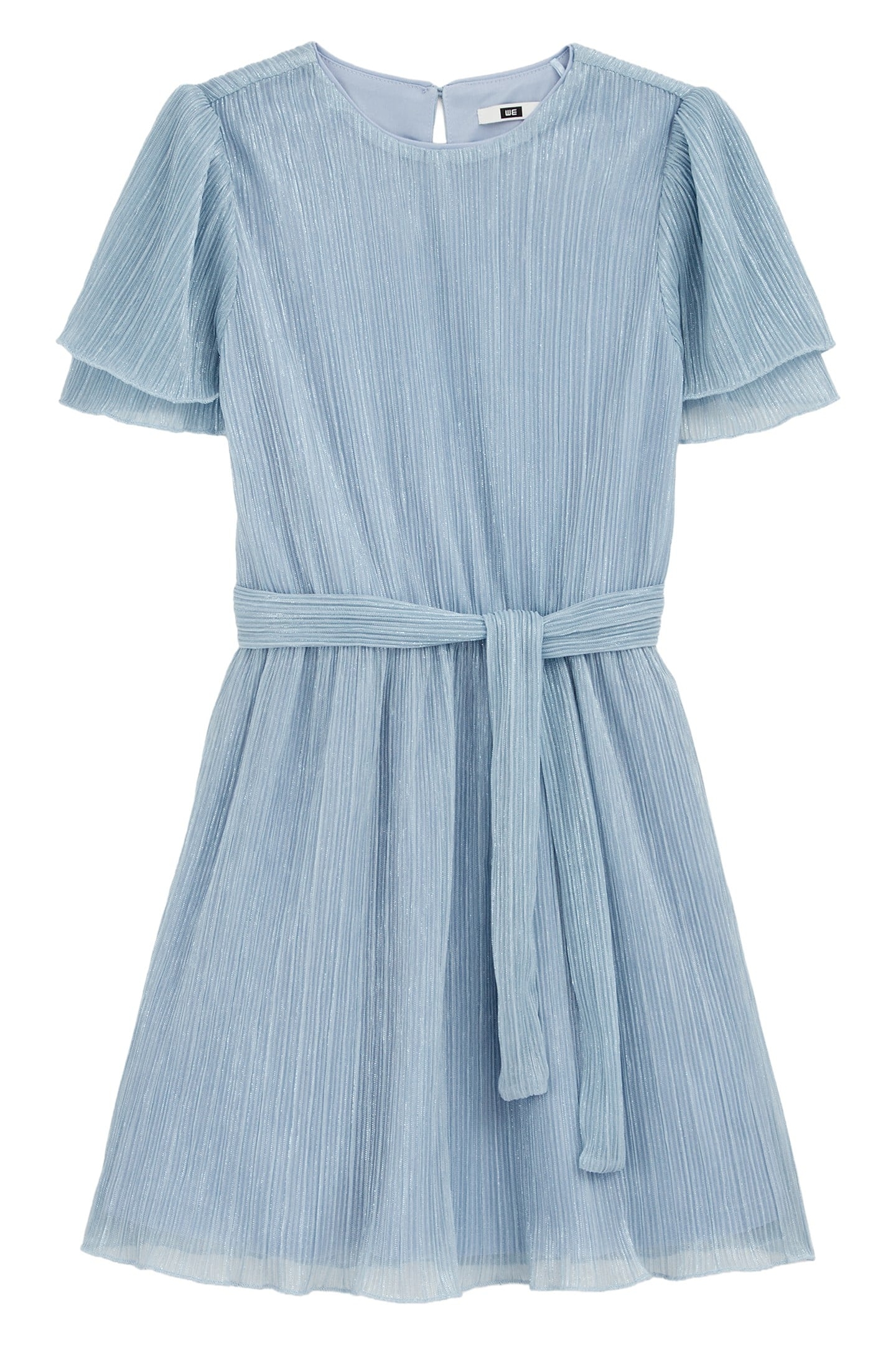 GIRLS DRESS MID LENGTH LIGHT BLUE 3