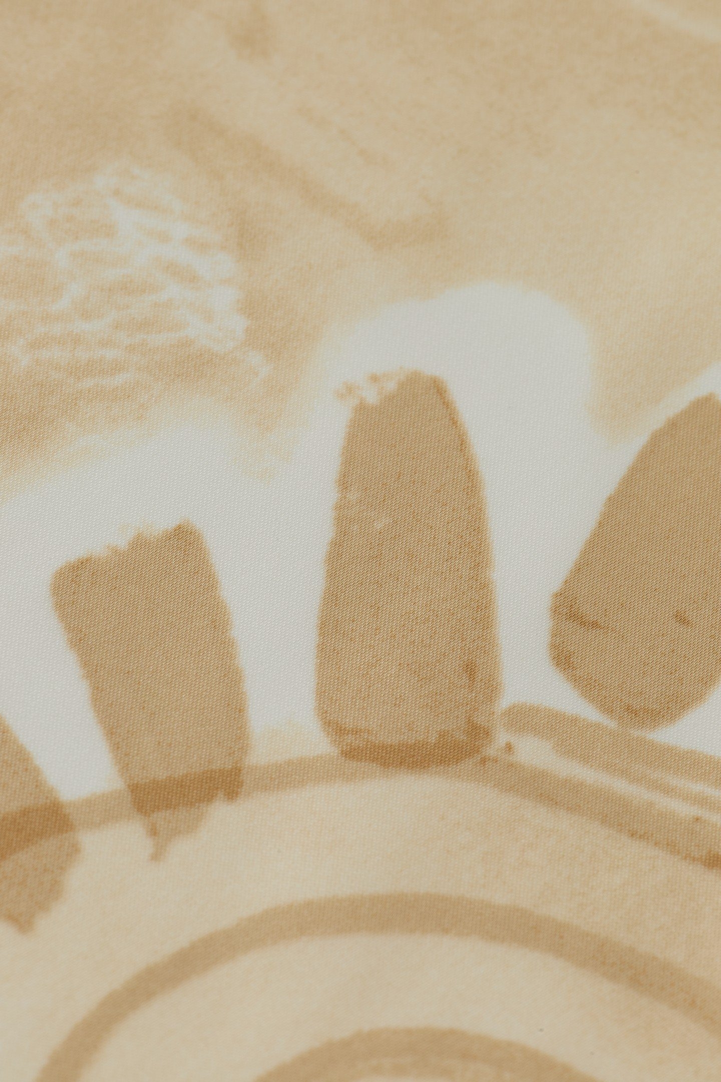 SATIN PRINTED SHORT SLEEVE SHIRT ABSTRACT SUN SAND 6