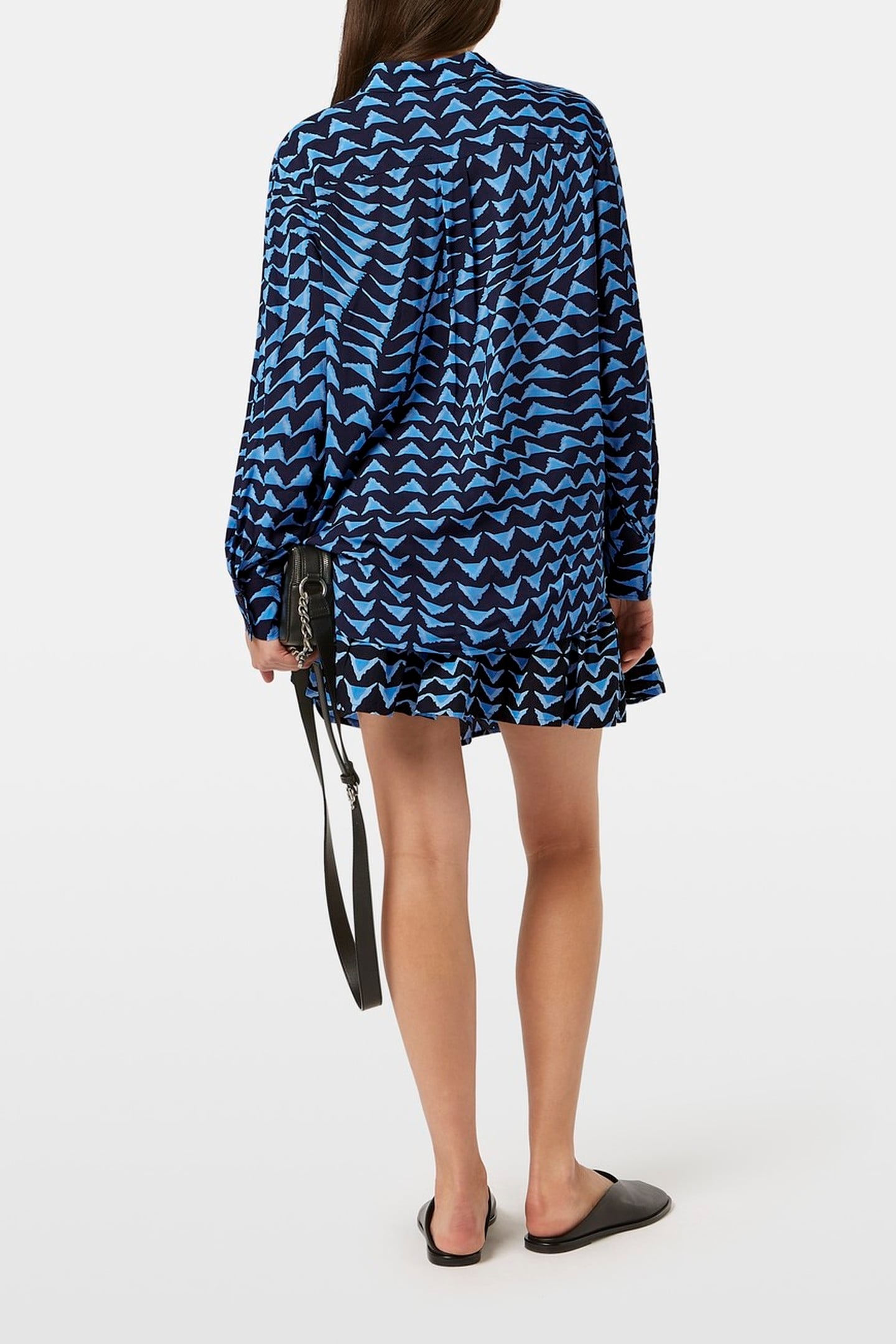 PRINTED RELAXED FIT SHIRT HOUSE OF MIRRORS BLUE 3